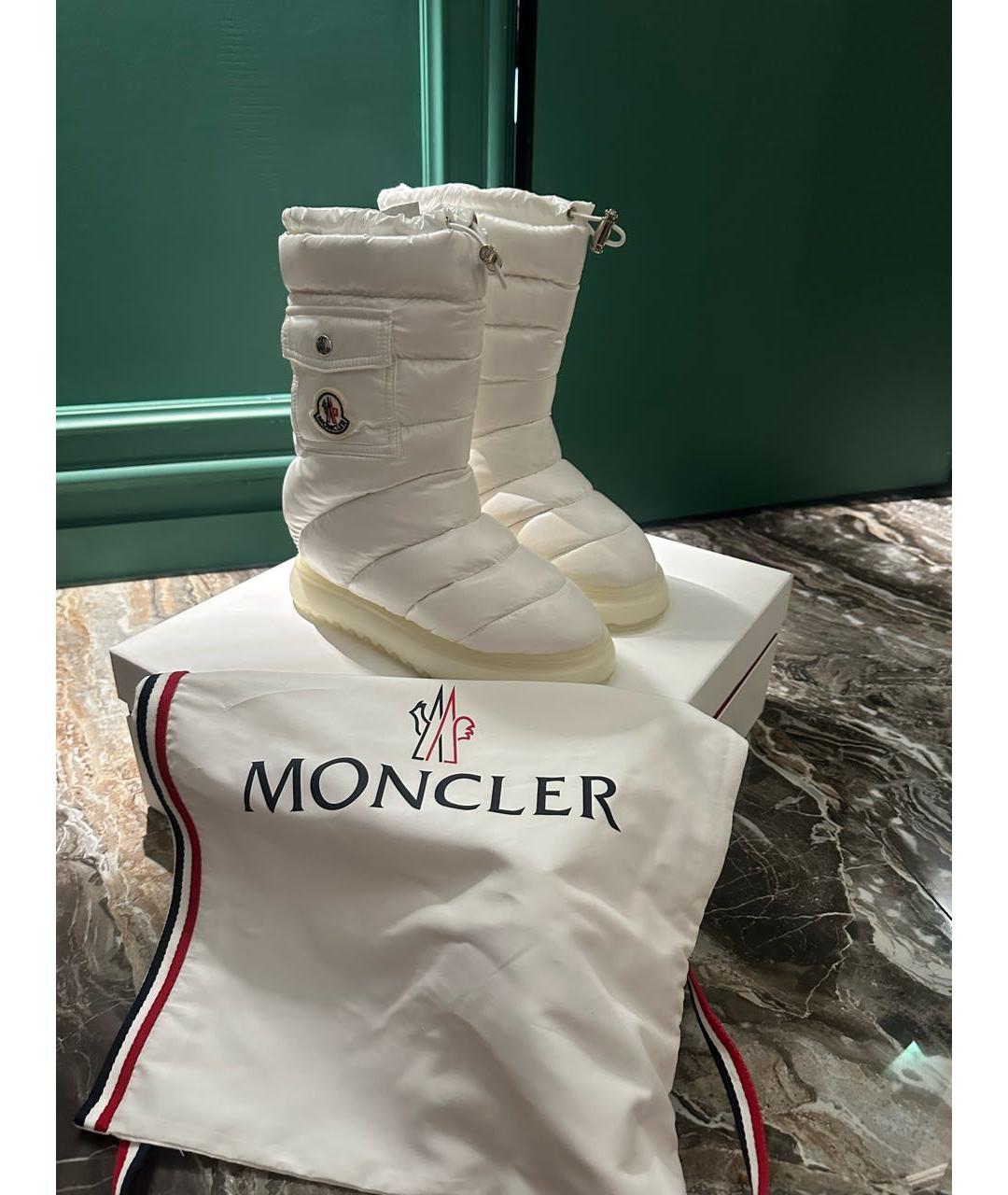 MONCLER Белые полусапоги, фото 6