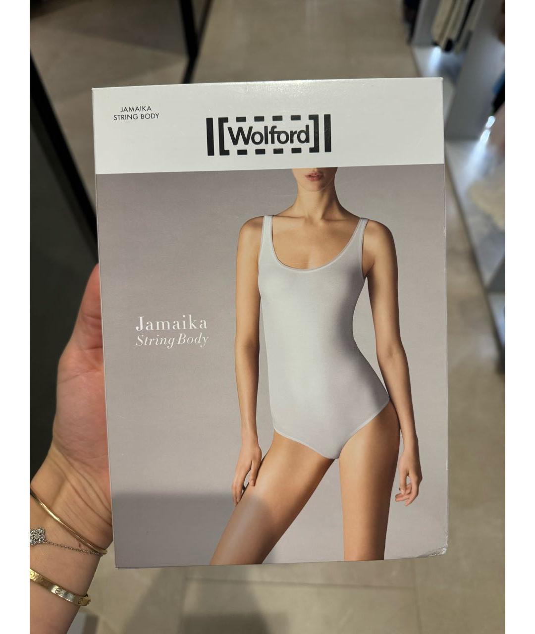 WOLFORD Черное хлопковое боди, фото 5