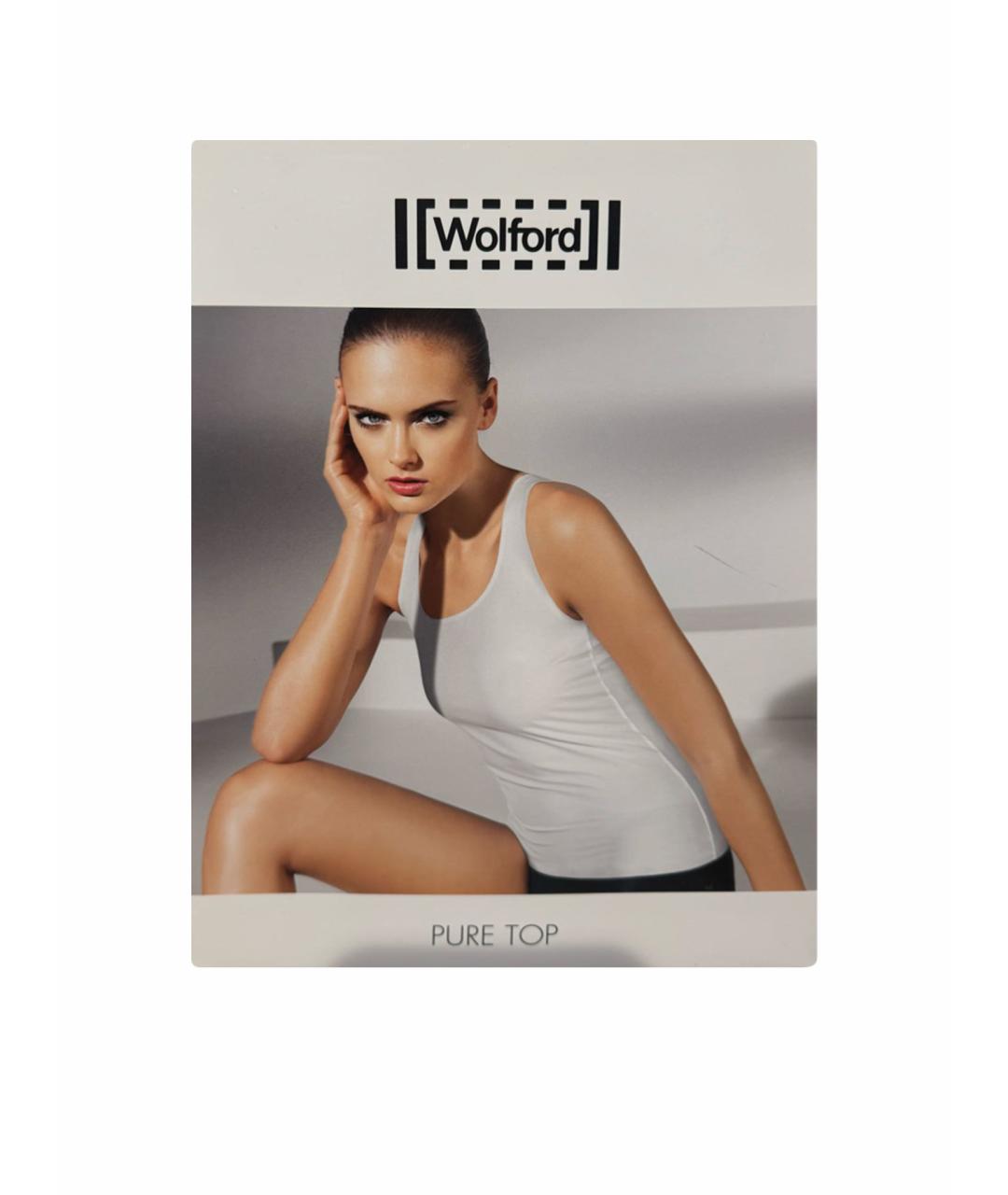 WOLFORD Черное хлопковое боди, фото 1