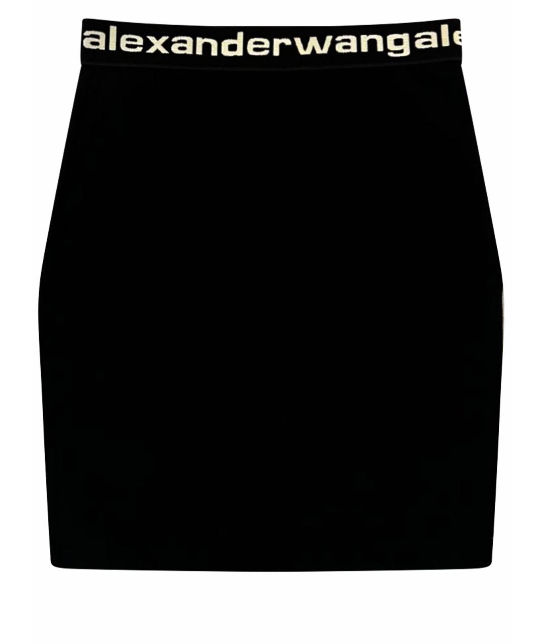 ALEXANDER WANG Черная юбка мини, фото 1