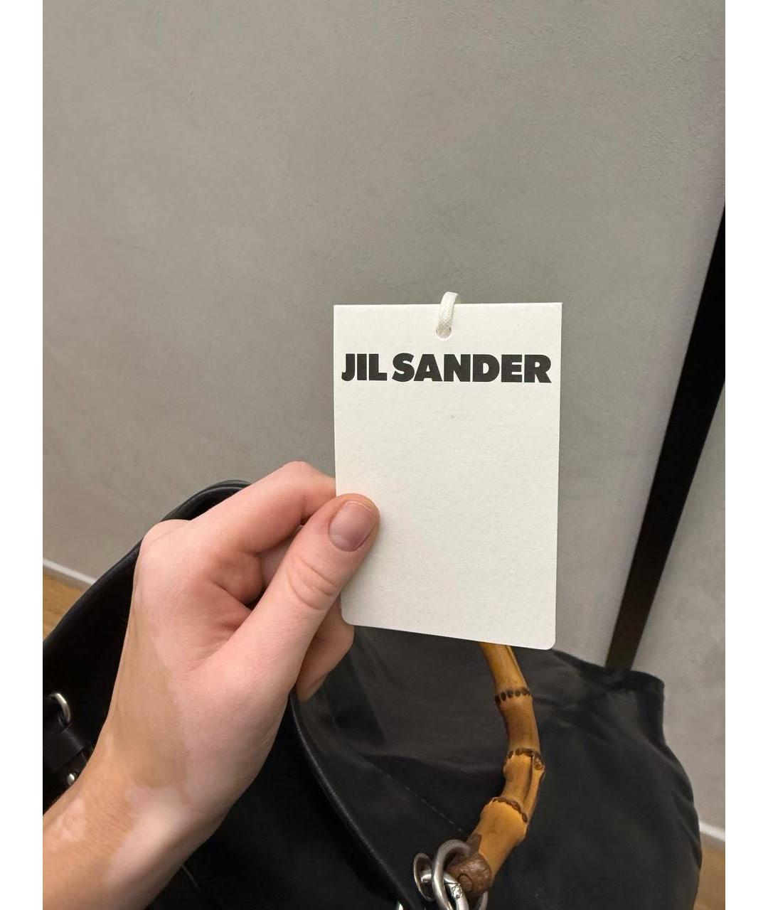 JIL SANDER Черная сумка тоут, фото 4