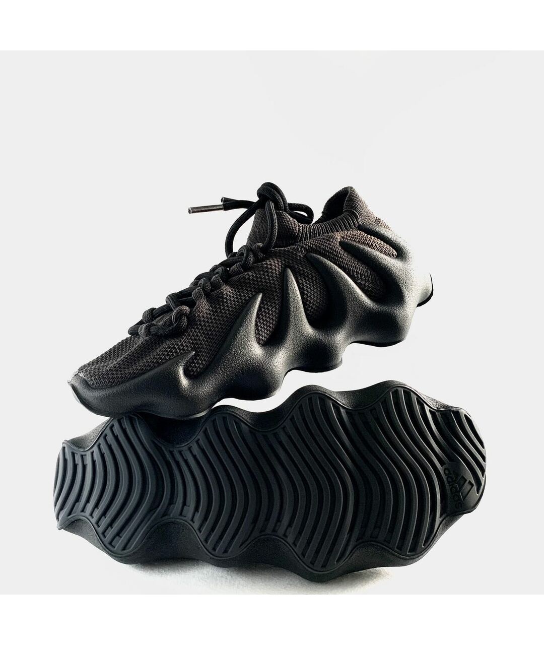 ADIDAS YEEZY Черные текстильные кроссовки, фото 5