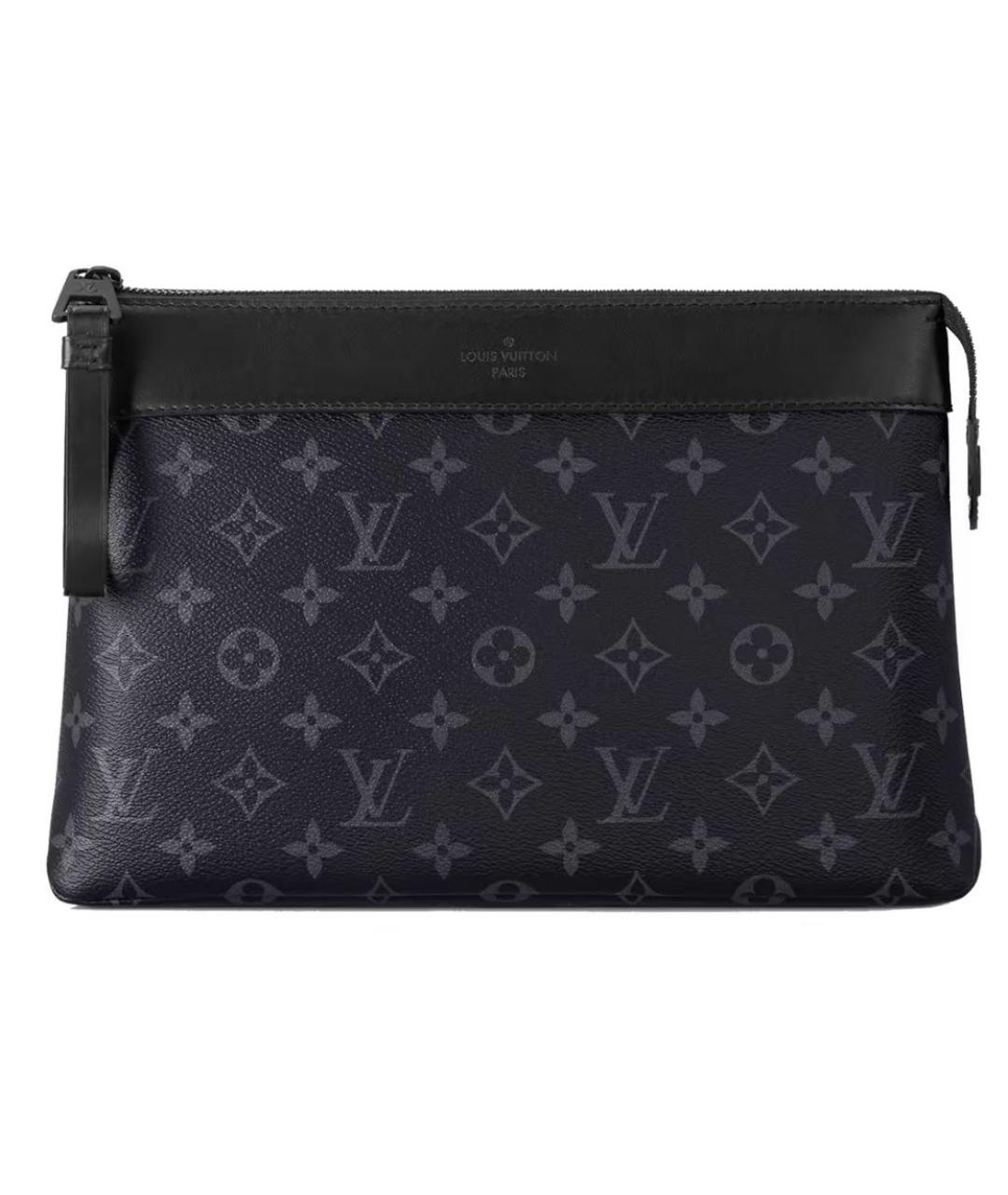 LOUIS VUITTON Антрацитовая папка для документов, фото 1