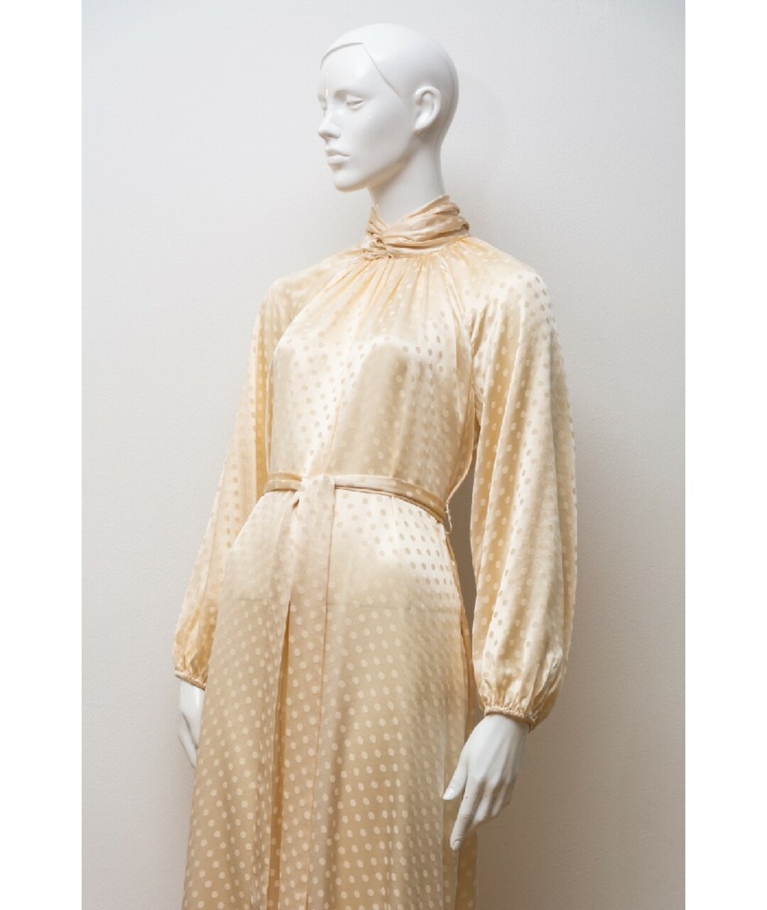 ZIMMERMANN Бежевое шелковое платье, фото 2