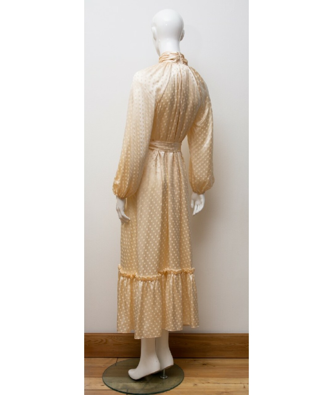 ZIMMERMANN Бежевое шелковое платье, фото 4