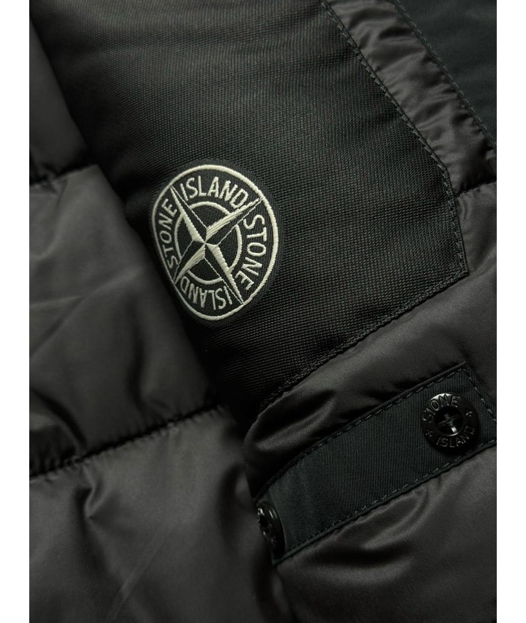 STONE ISLAND Черная куртка, фото 7