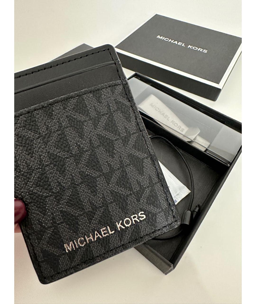 MICHAEL KORS Черный кардхолдер, фото 3