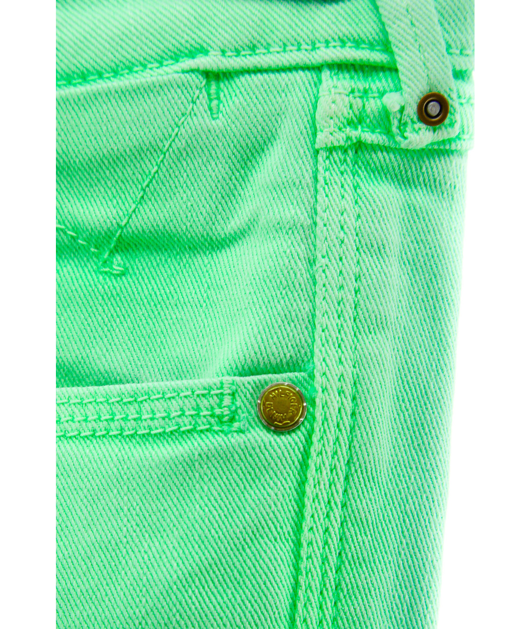 TOMMY HILFIGER Зеленые хлопковые джинсы слим, фото 6