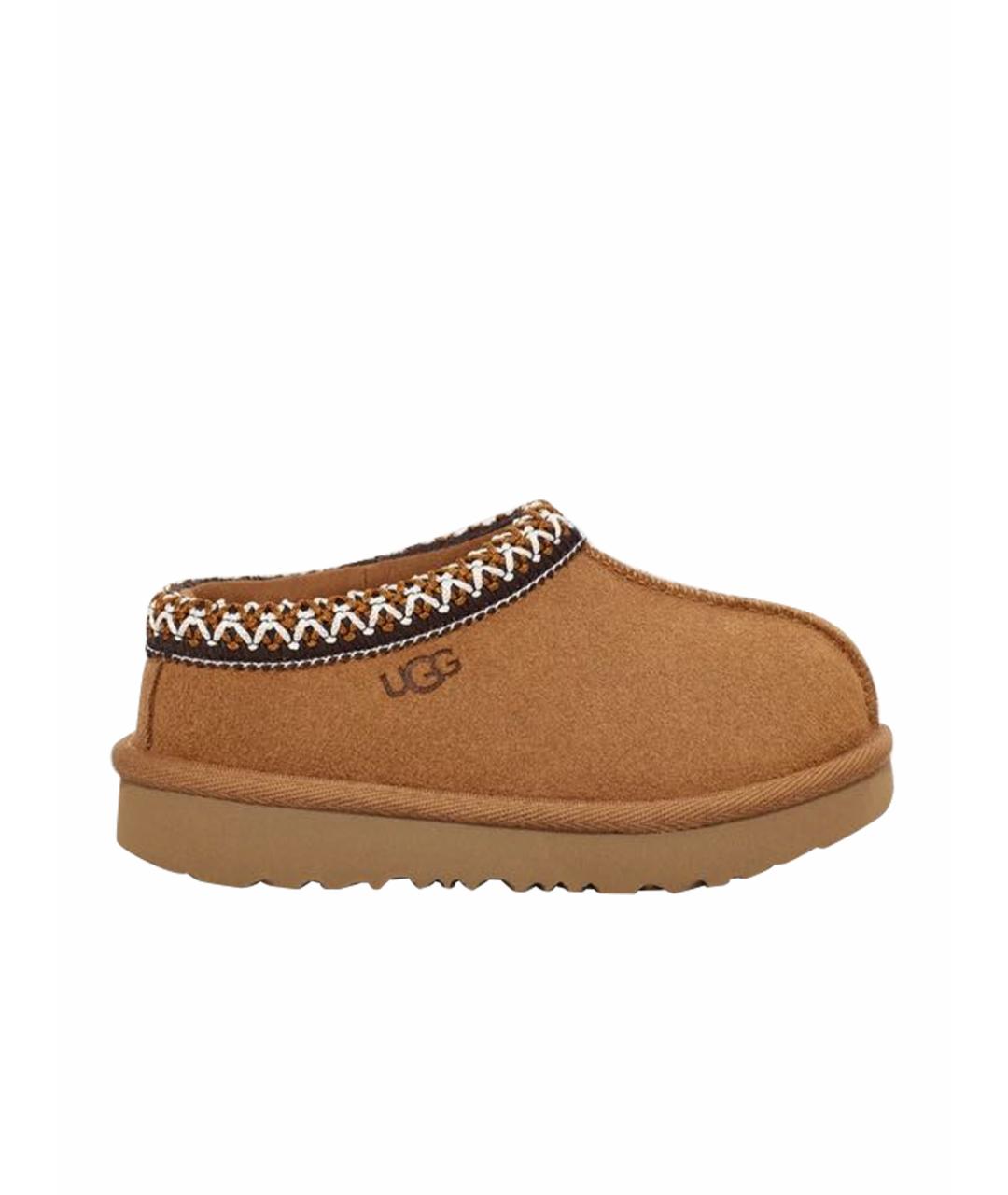 UGG AUSTRALIA Коричневые замшевые сапоги, фото 1