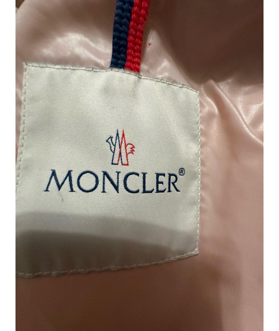 MONCLER Бежевый пуховик, фото 4