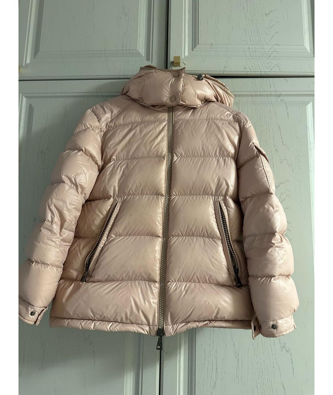 MONCLER Бежевый пуховик, фото 7