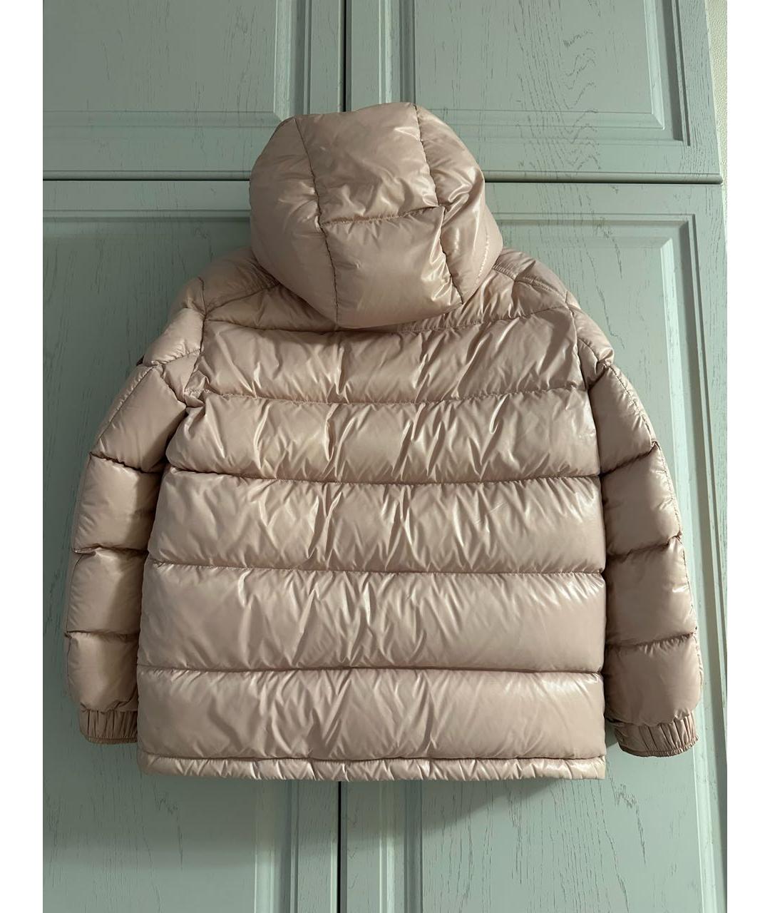 MONCLER Бежевый пуховик, фото 2