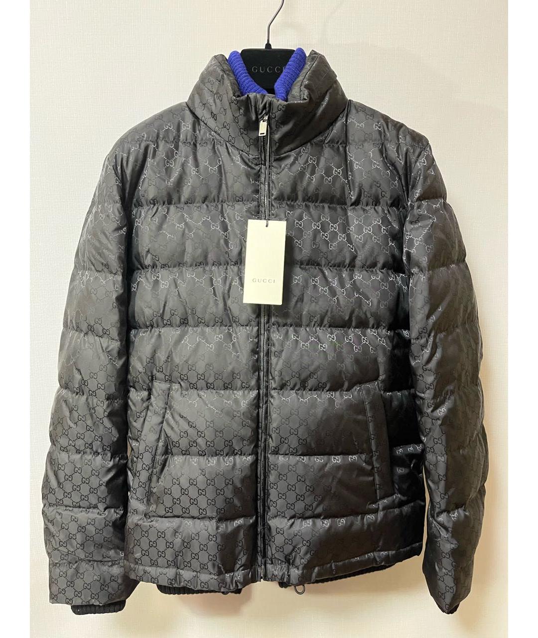 GUCCI Черная полиэстеровая куртка, фото 7