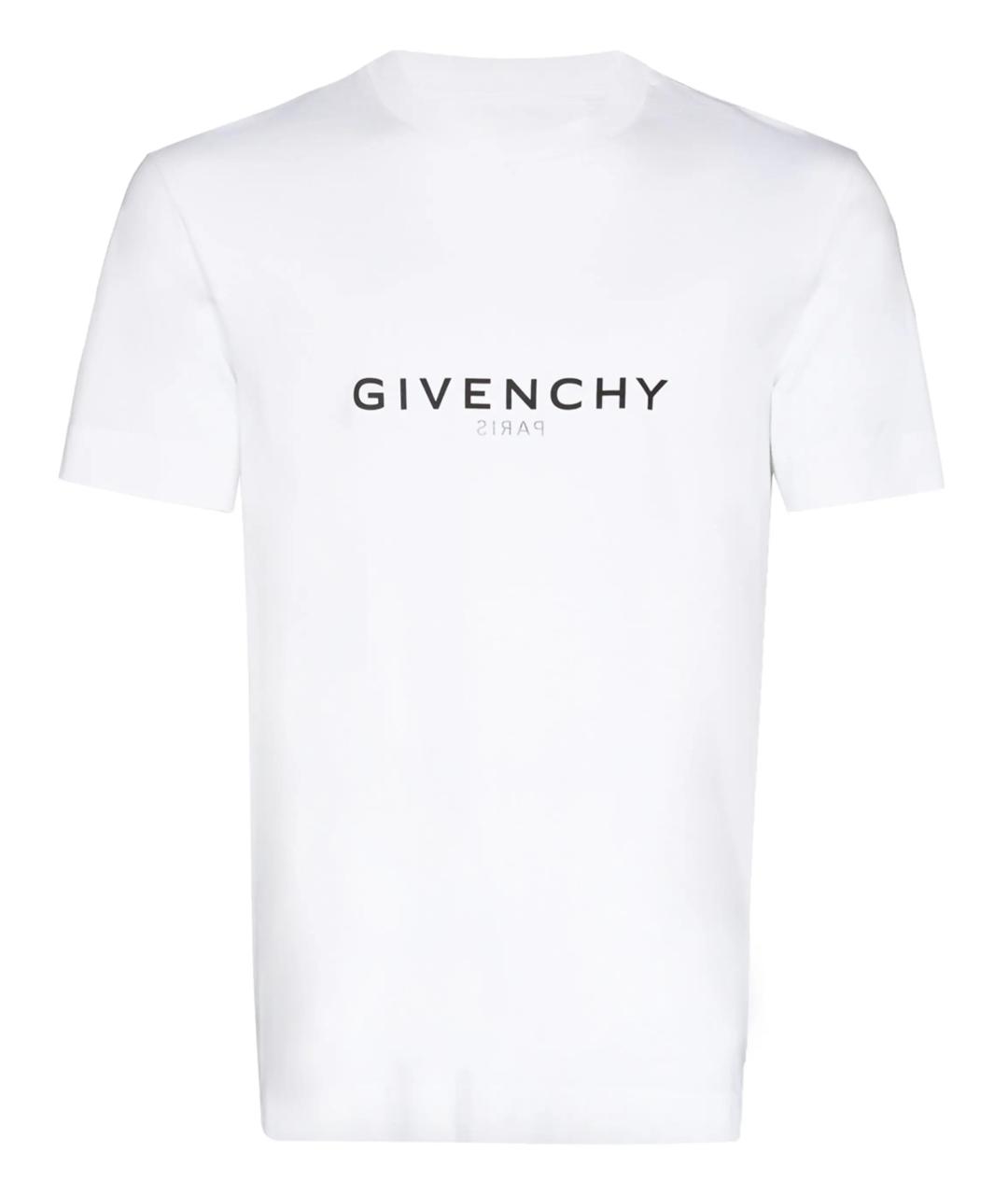 GIVENCHY Белая хлопковая футболка, фото 1