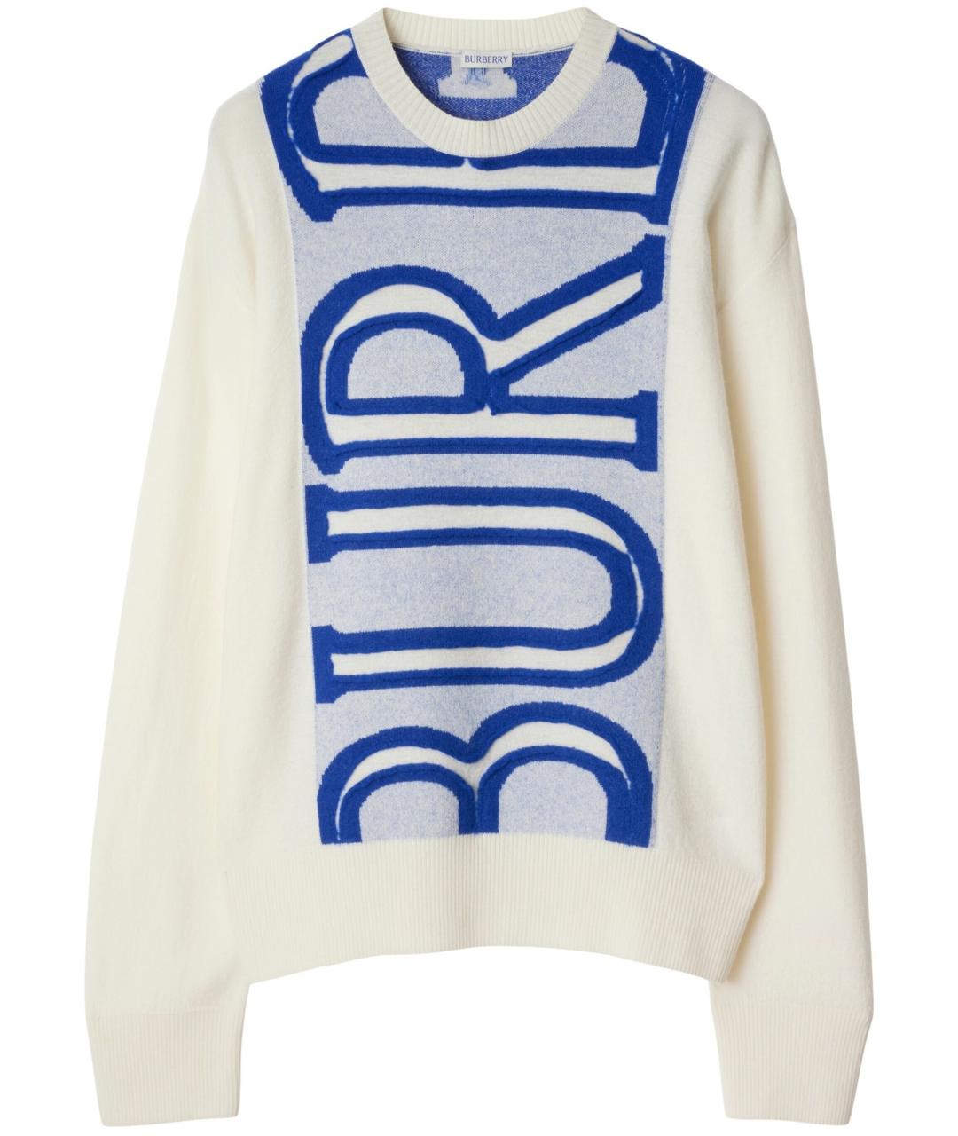 BURBERRY Мульти шерстяной джемпер / свитер, фото 1