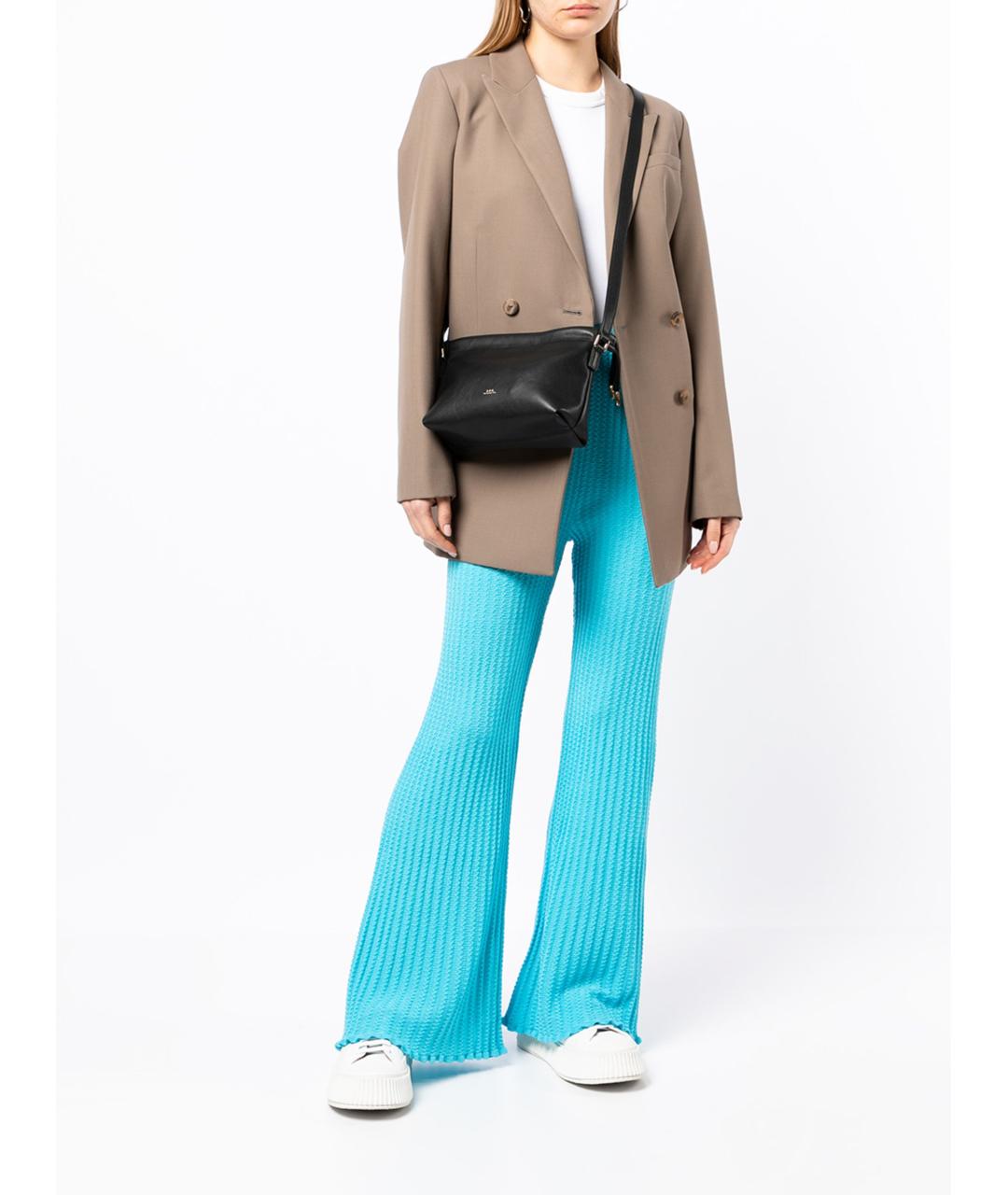 A.P.C. Черная сумка через плечо из искусственной кожи, фото 2