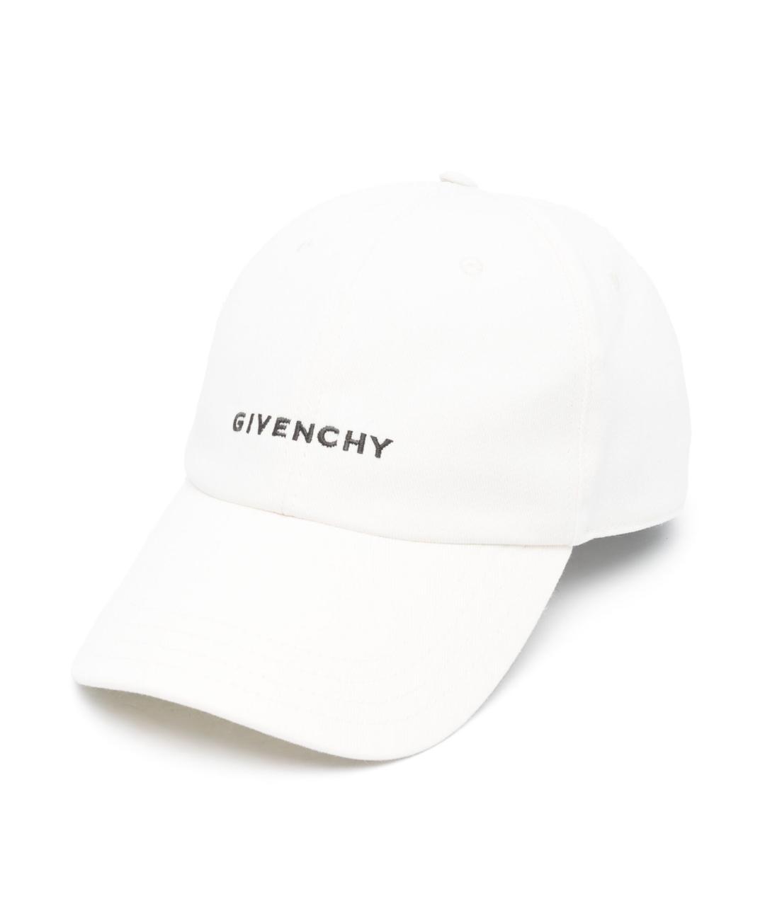 GIVENCHY Белая хлопковая кепка/бейсболка, фото 1