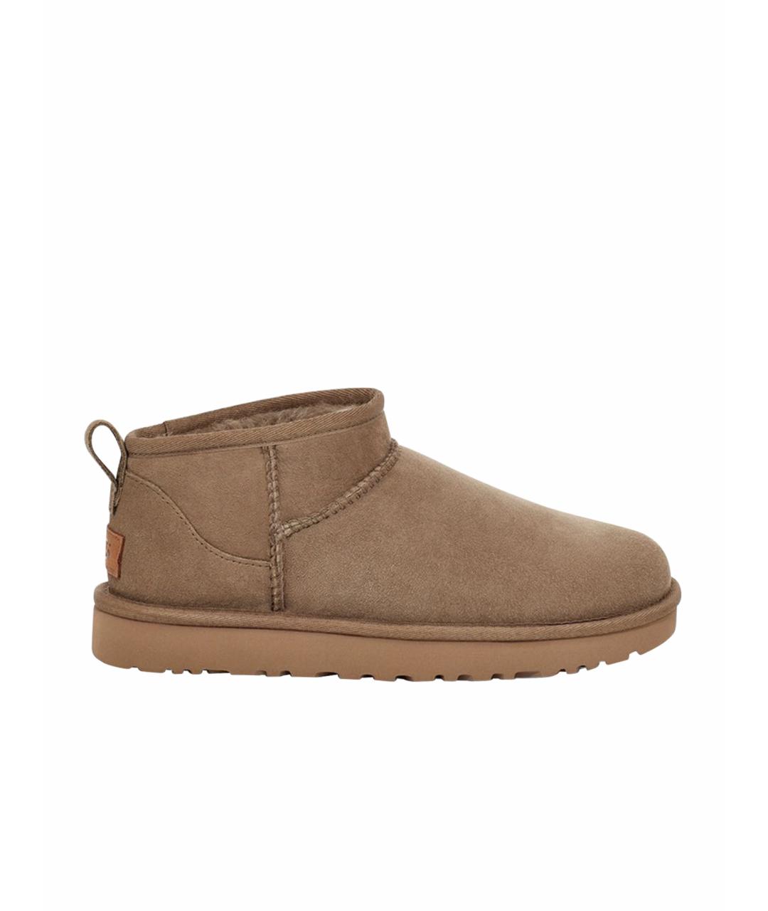 UGG AUSTRALIA Хаки замшевые ботинки, фото 1