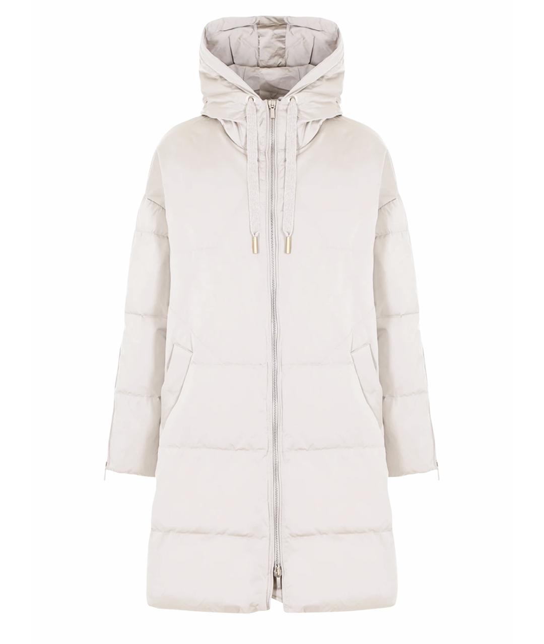 LORENA ANTONIAZZI Белая полиэстеровая куртка, фото 1