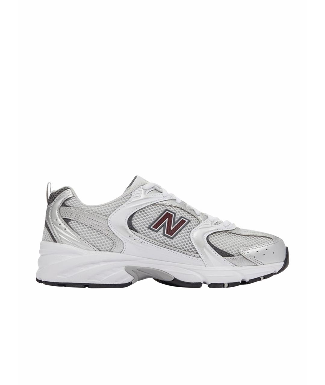 NEW BALANCE Белые текстильные кроссовки, фото 1