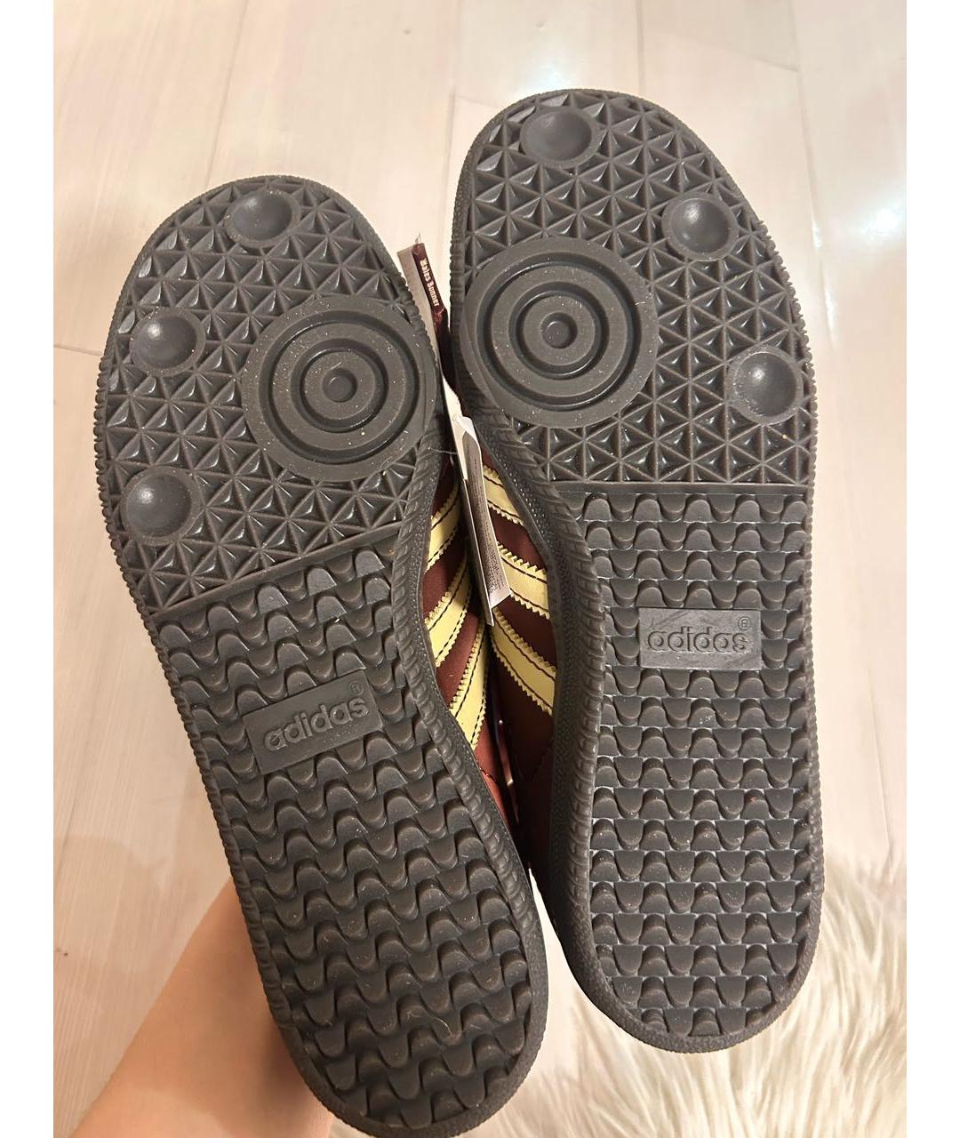 ADIDAS Бордовые замшевые кеды, фото 7