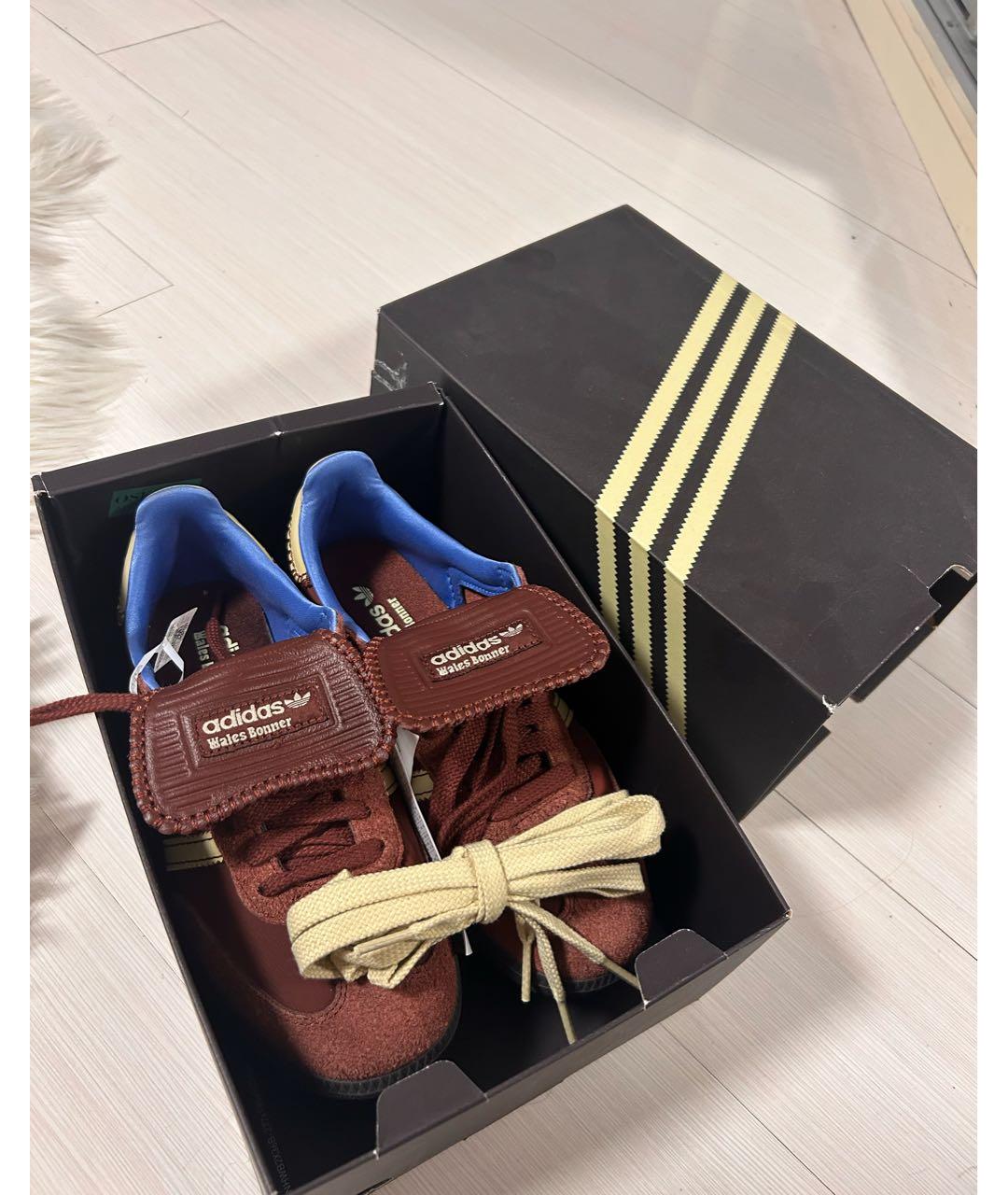 ADIDAS Бордовые замшевые кеды, фото 8