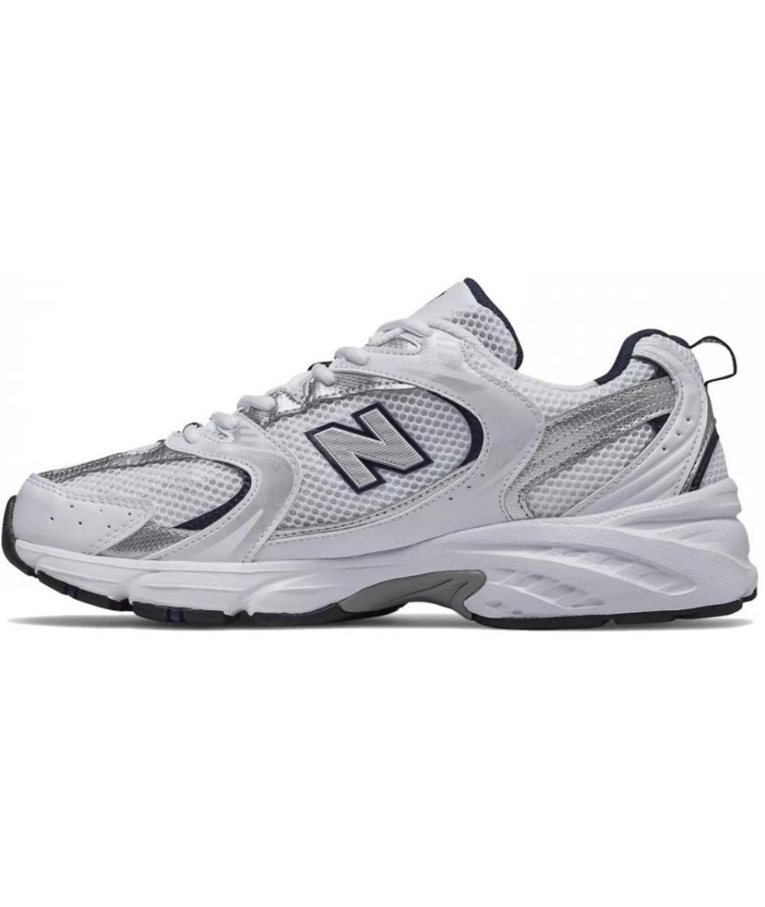 NEW BALANCE Белые текстильные кроссовки, фото 5