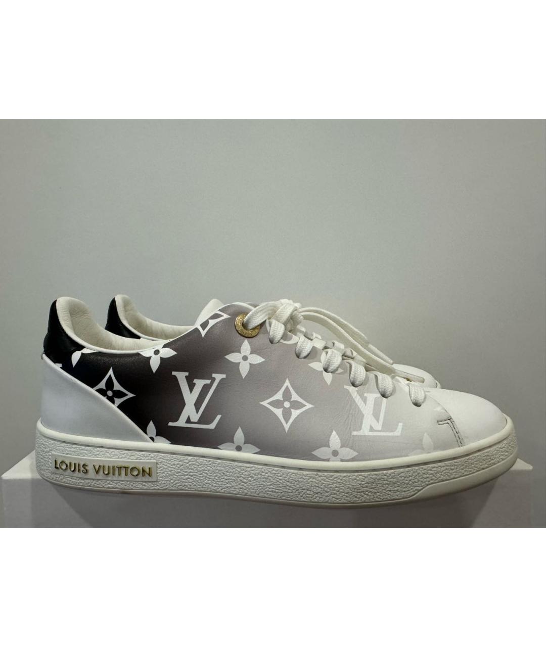 LOUIS VUITTON Белые кожаные кеды, фото 7