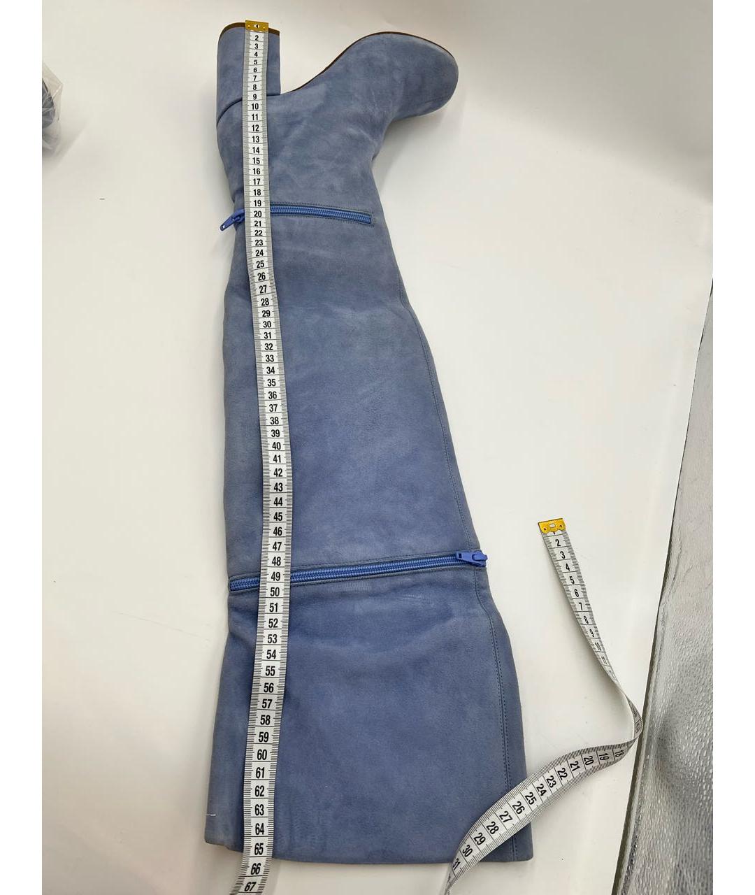 MM6 MAISON MARGIELA Кожаные ботфорты, фото 8