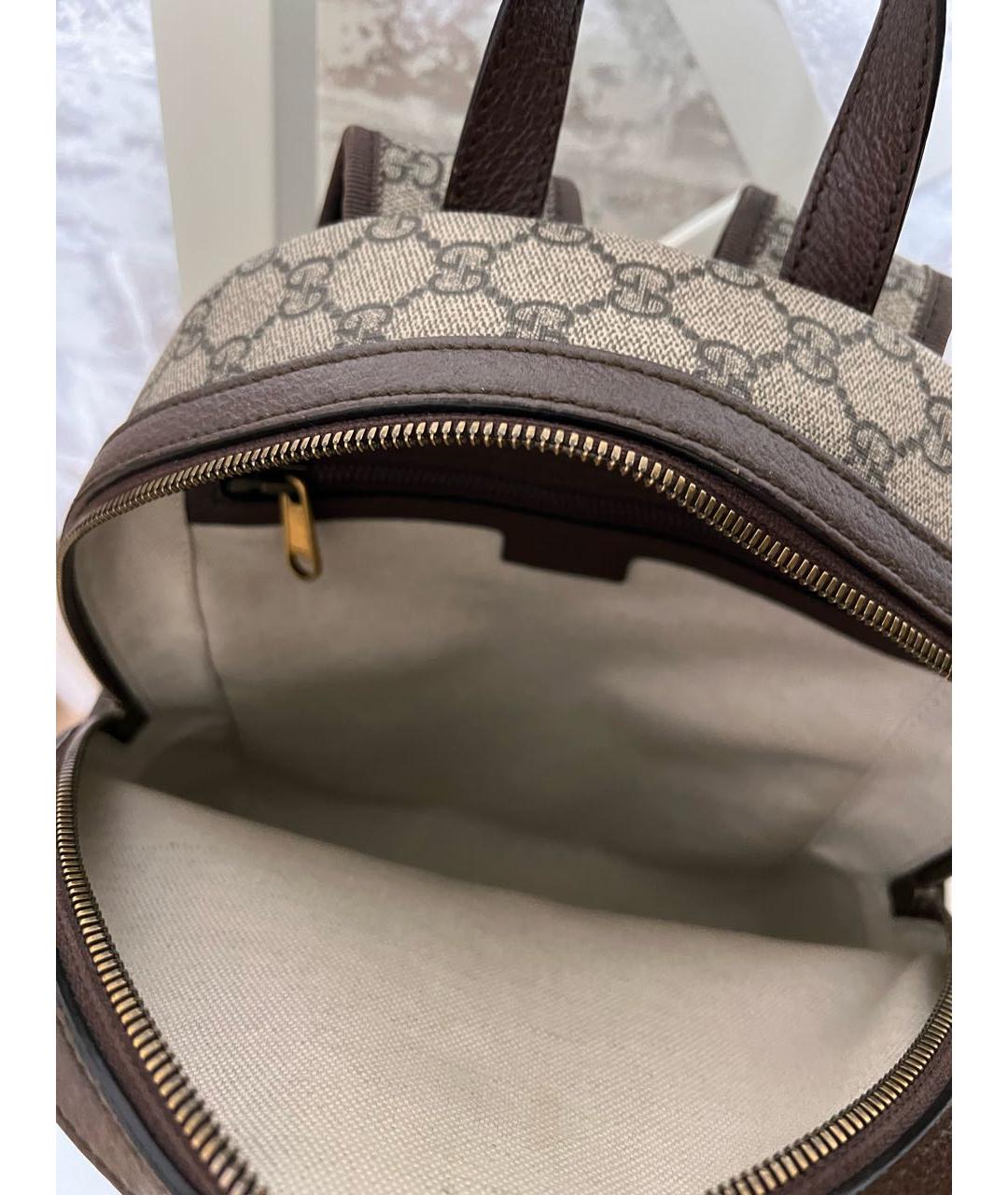 GUCCI Коричневый рюкзак, фото 4