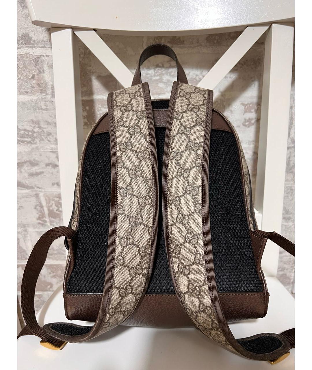 GUCCI Коричневый рюкзак, фото 3