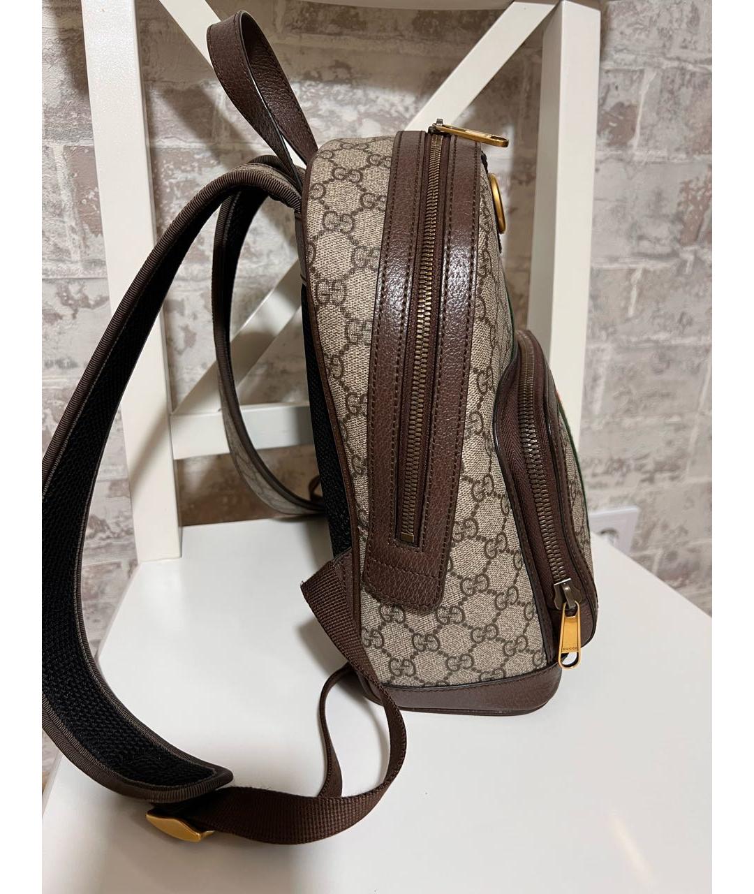 GUCCI Коричневый рюкзак, фото 2