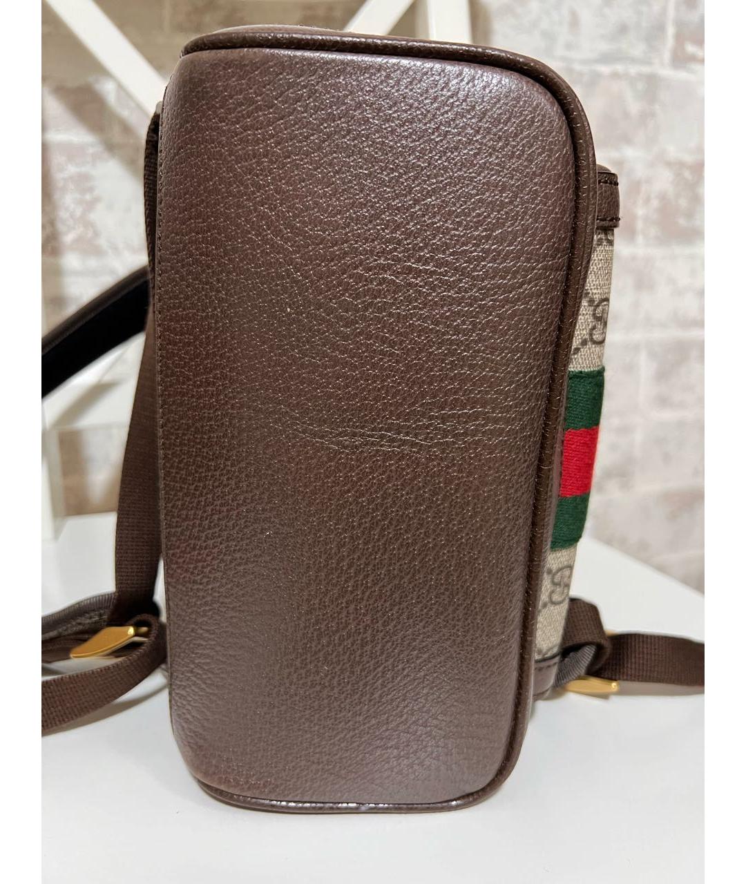 GUCCI Коричневый рюкзак, фото 5