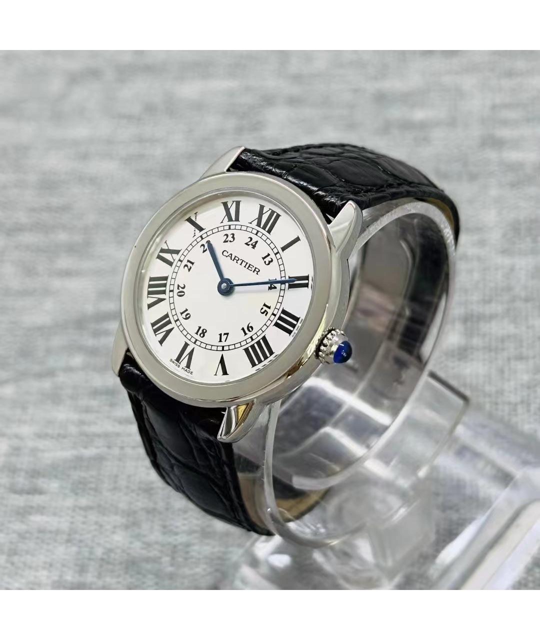 CARTIER Белые часы, фото 3