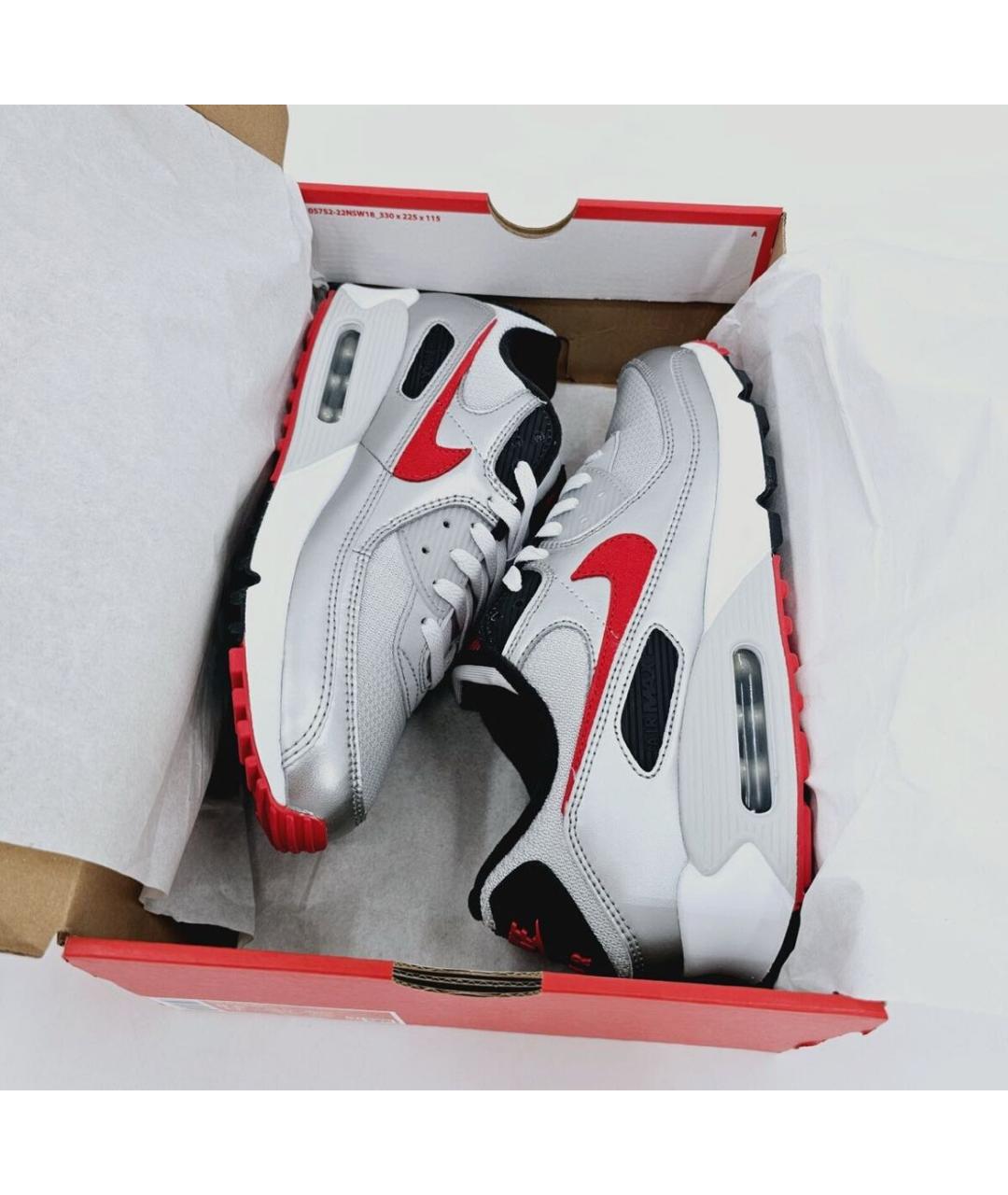 NIKE Серебряные низкие кроссовки / кеды, фото 8
