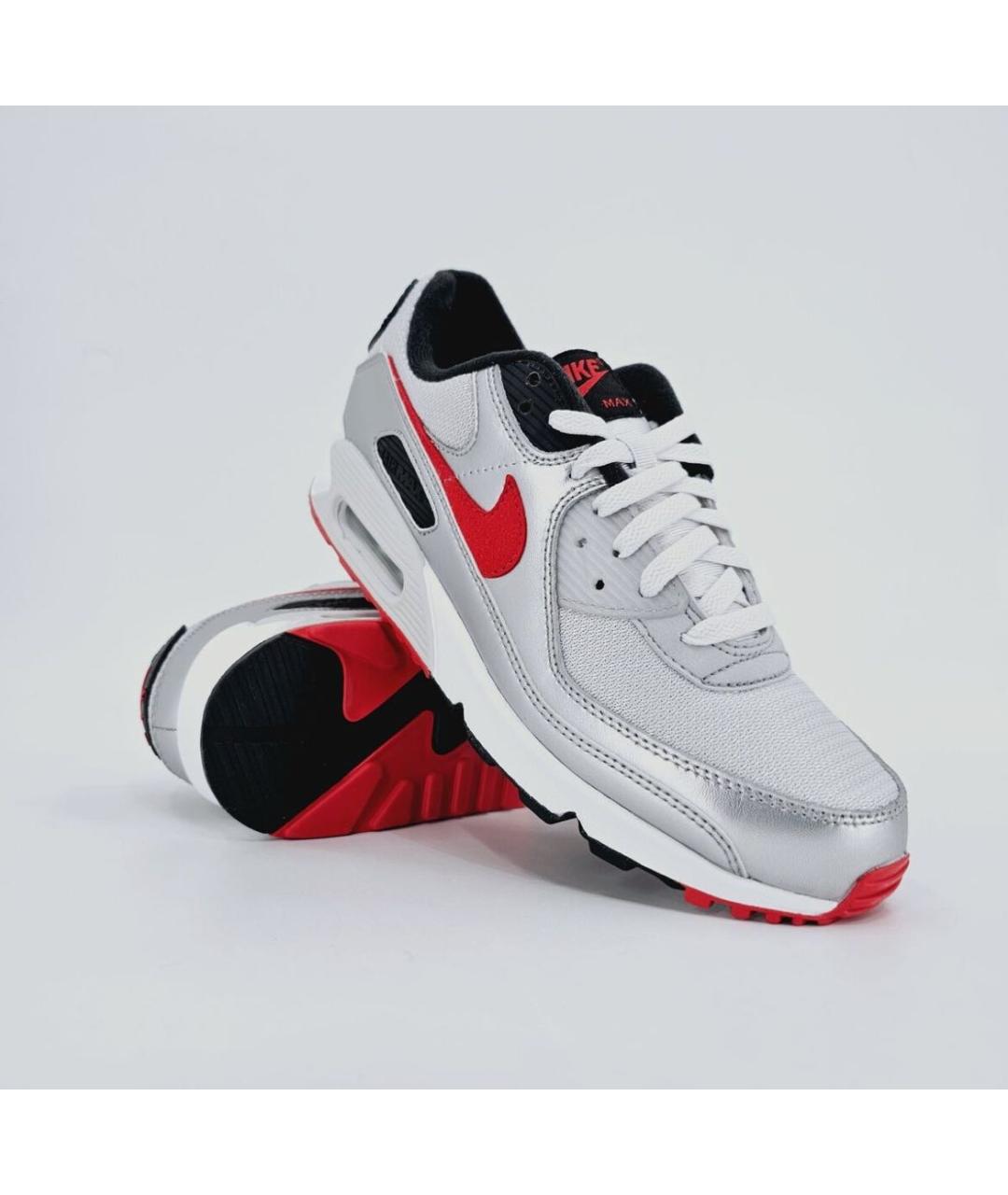 NIKE Серебряные низкие кроссовки / кеды, фото 6