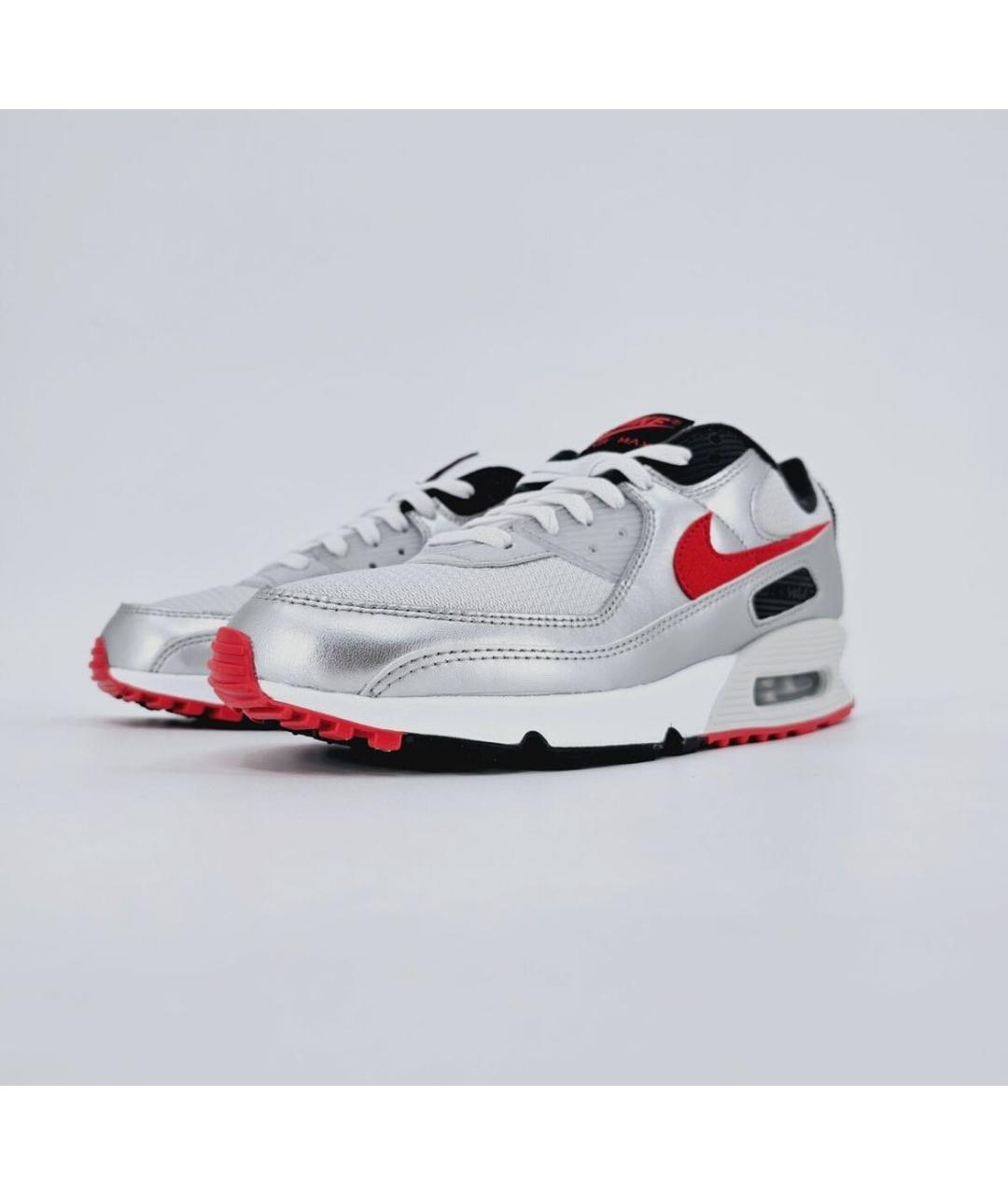 NIKE Серебряные низкие кроссовки / кеды, фото 5