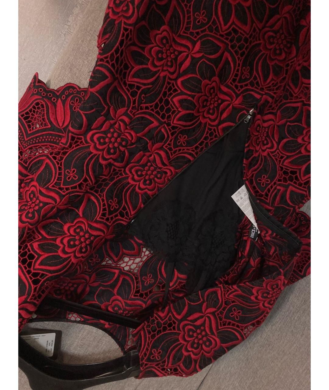 DOLCE&GABBANA Красное вечернее платье, фото 4