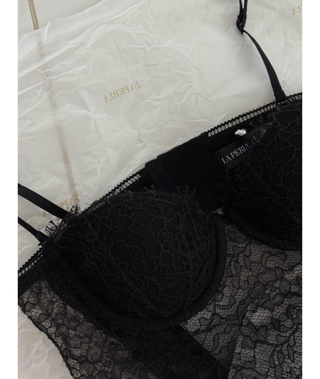 LA PERLA Черное кружевное боди, фото 6