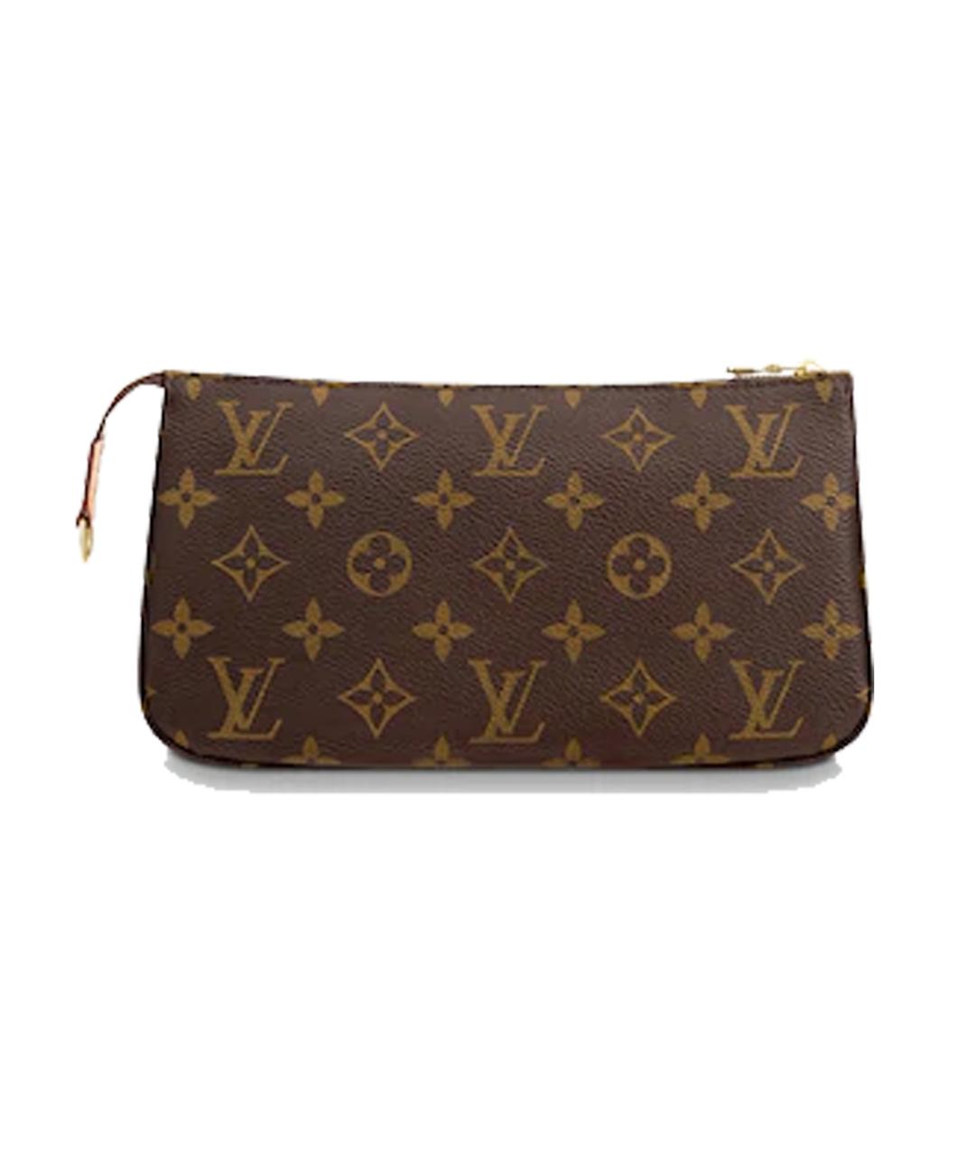 LOUIS VUITTON Коричневая кожаная сумка через плечо, фото 2