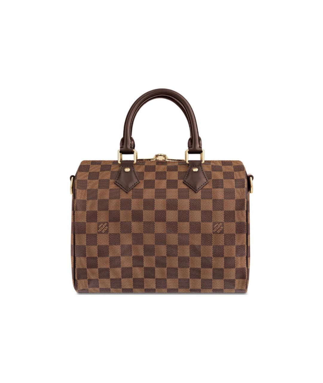 LOUIS VUITTON Коричневая кожаная сумка через плечо, фото 1