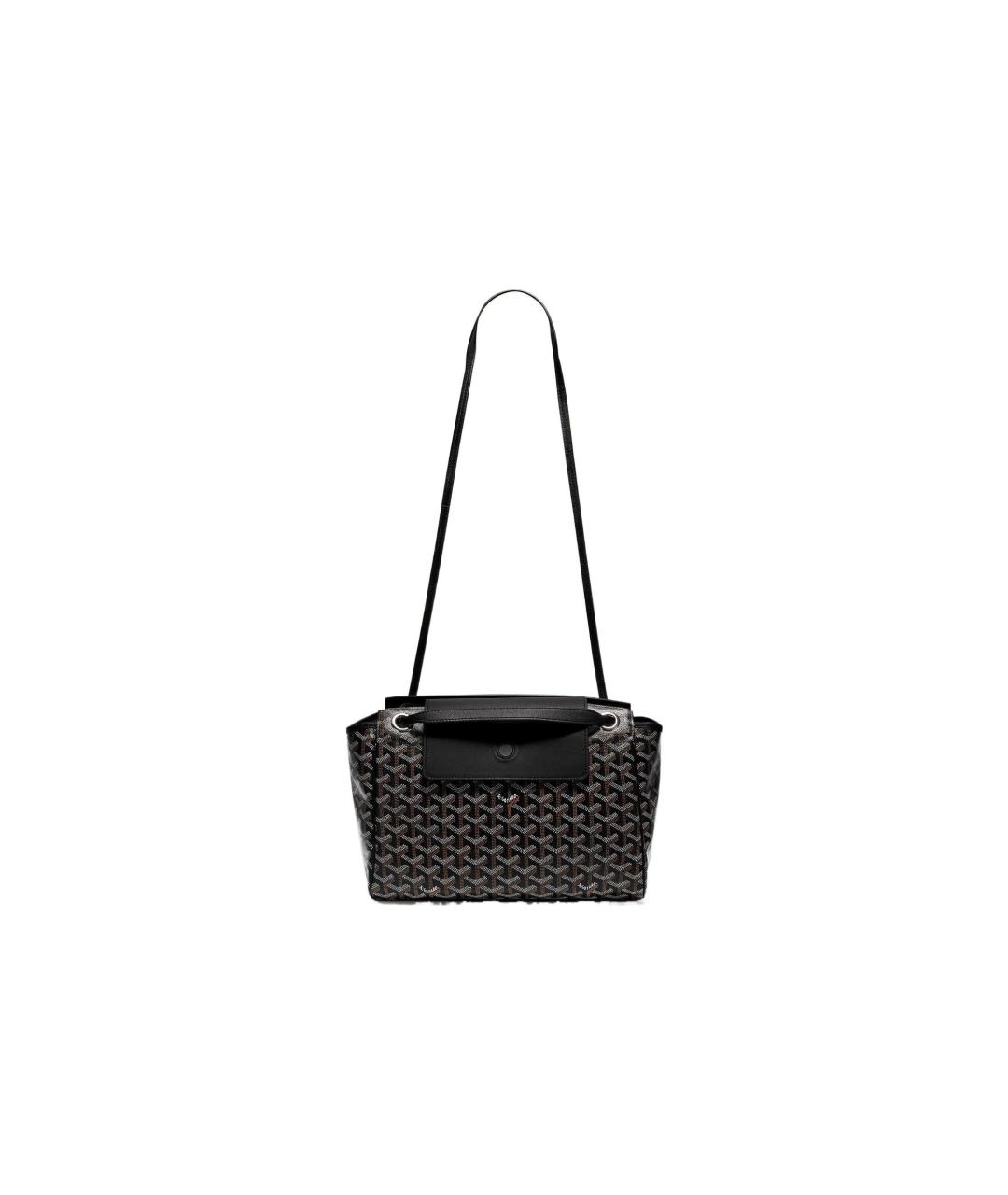 GOYARD Черная бархатная сумка через плечо, фото 4