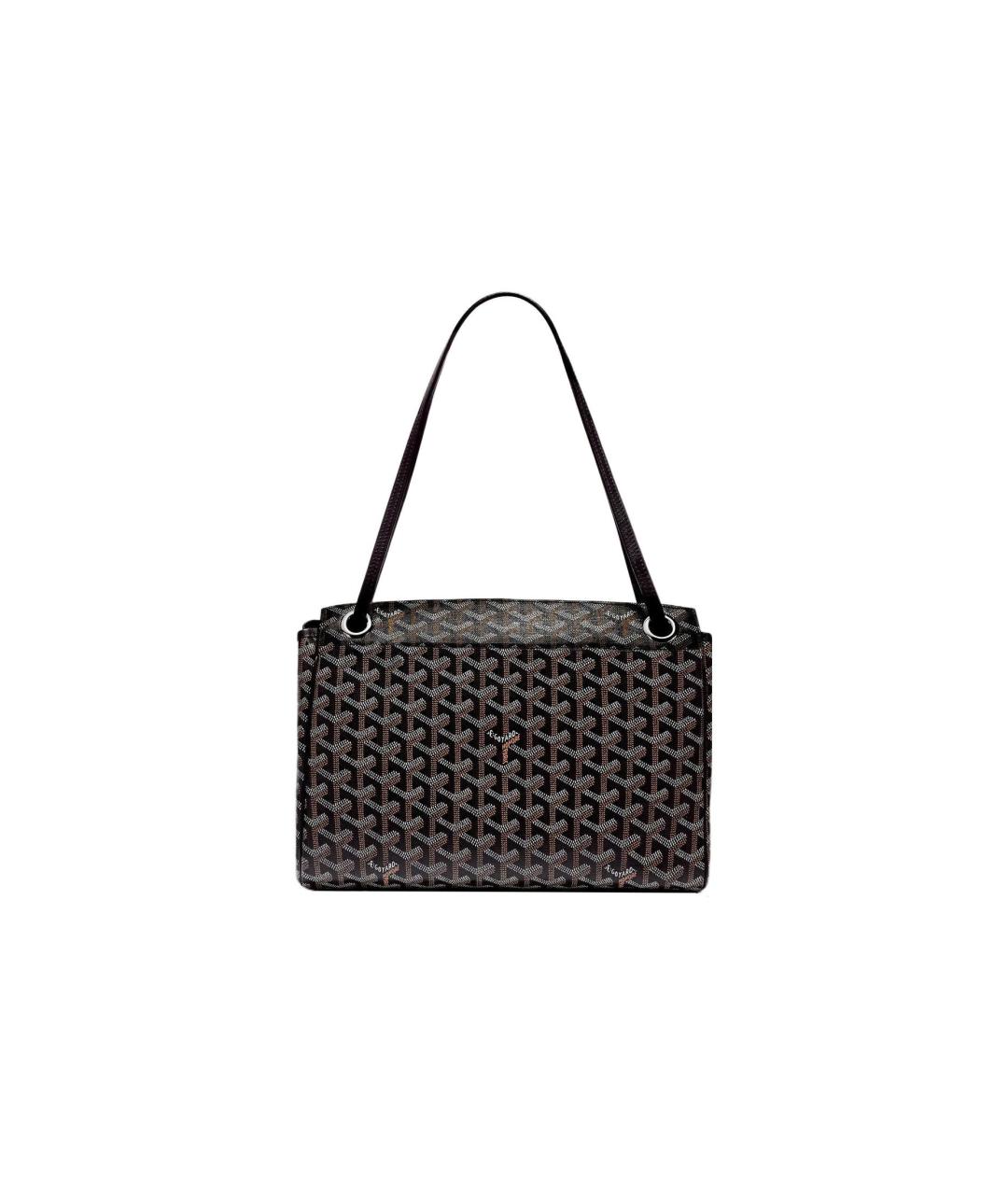 GOYARD Черная бархатная сумка через плечо, фото 3