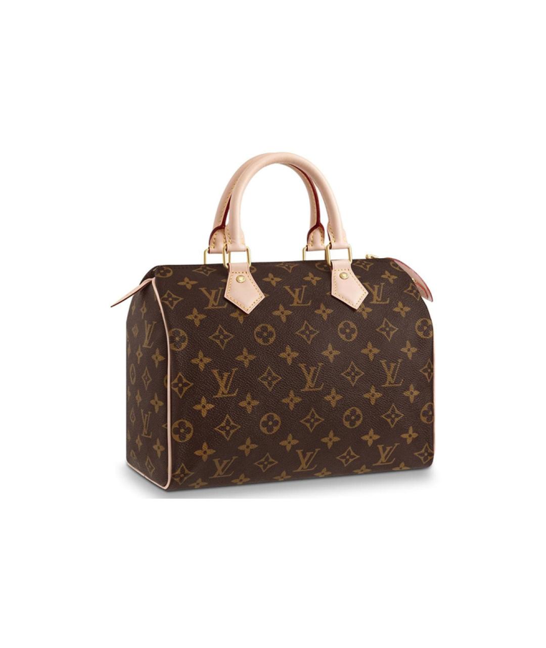 LOUIS VUITTON Коричневая кожаная сумка через плечо, фото 2