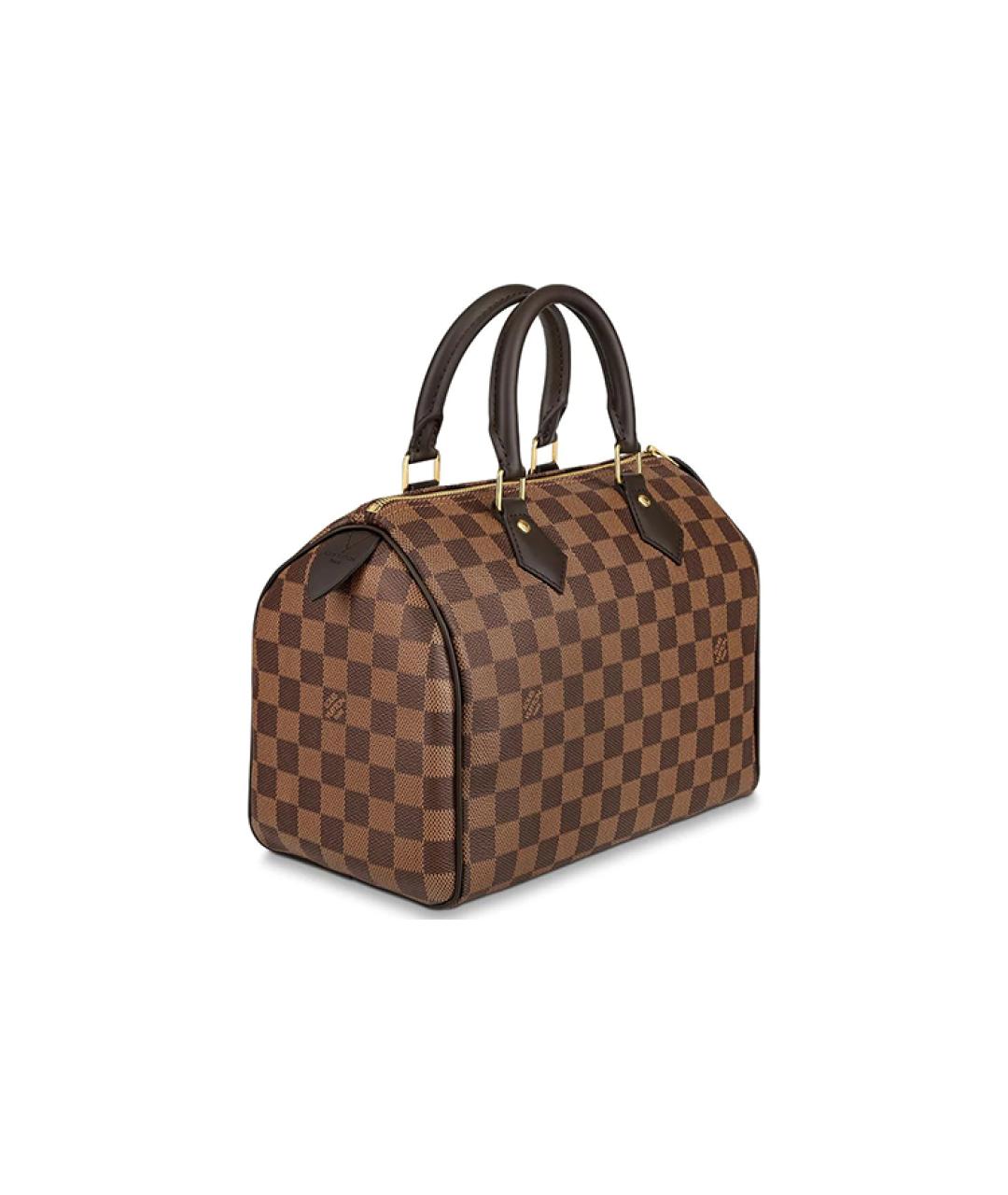 LOUIS VUITTON Коричневая кожаная сумка через плечо, фото 4