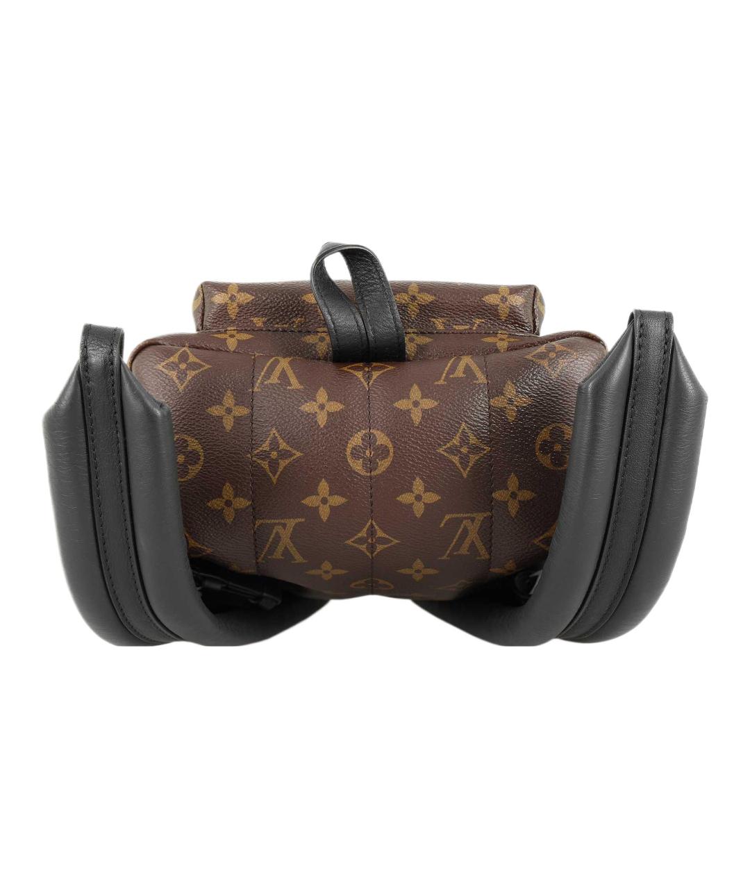 LOUIS VUITTON Коричневый кожаный рюкзак, фото 5