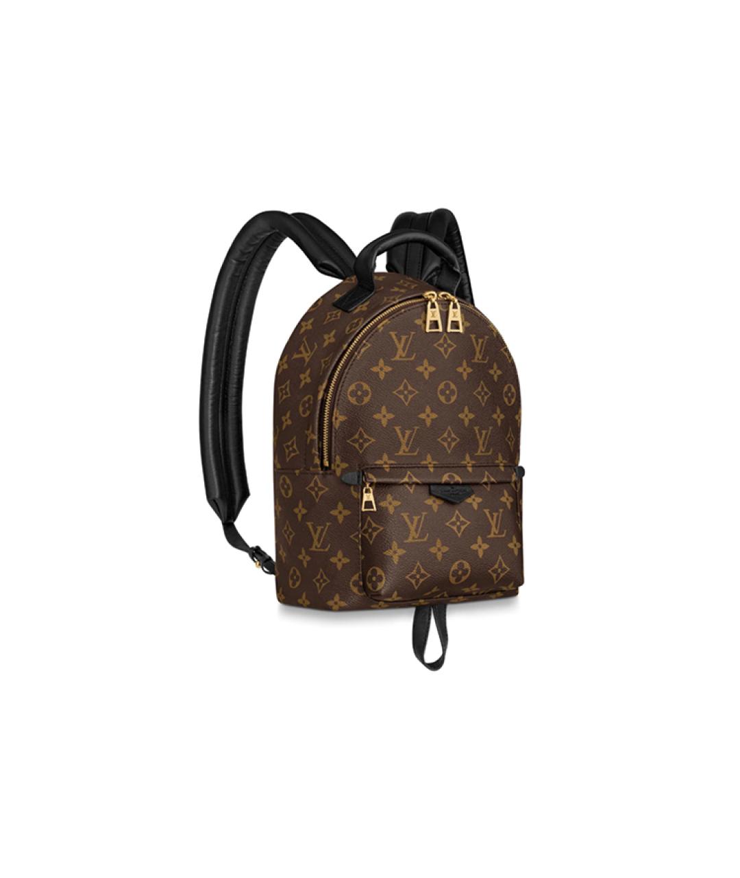 LOUIS VUITTON Коричневый кожаный рюкзак, фото 2
