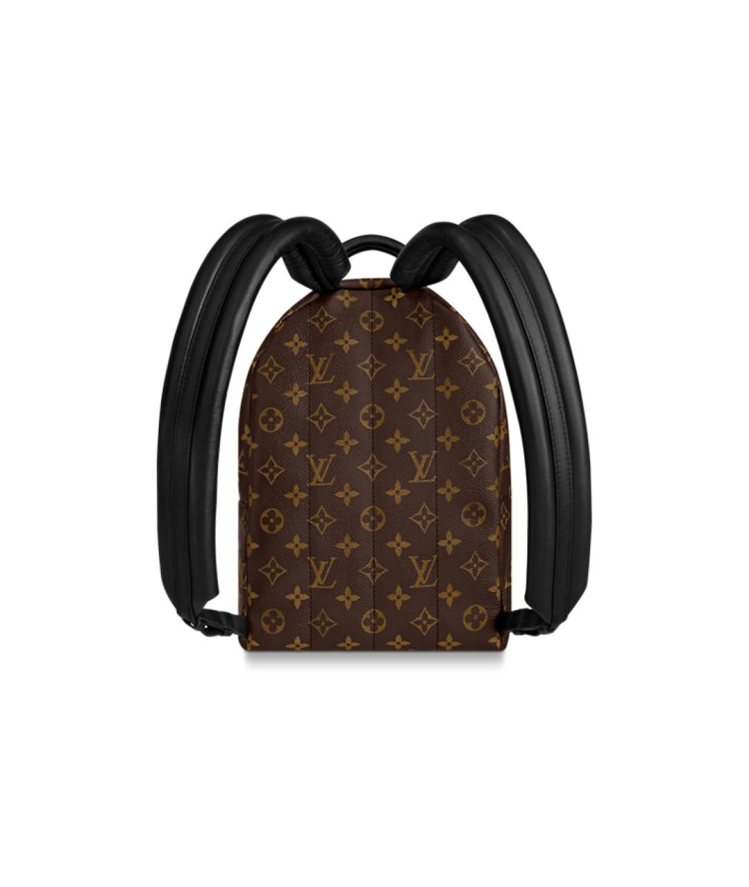 LOUIS VUITTON Коричневый кожаный рюкзак, фото 4