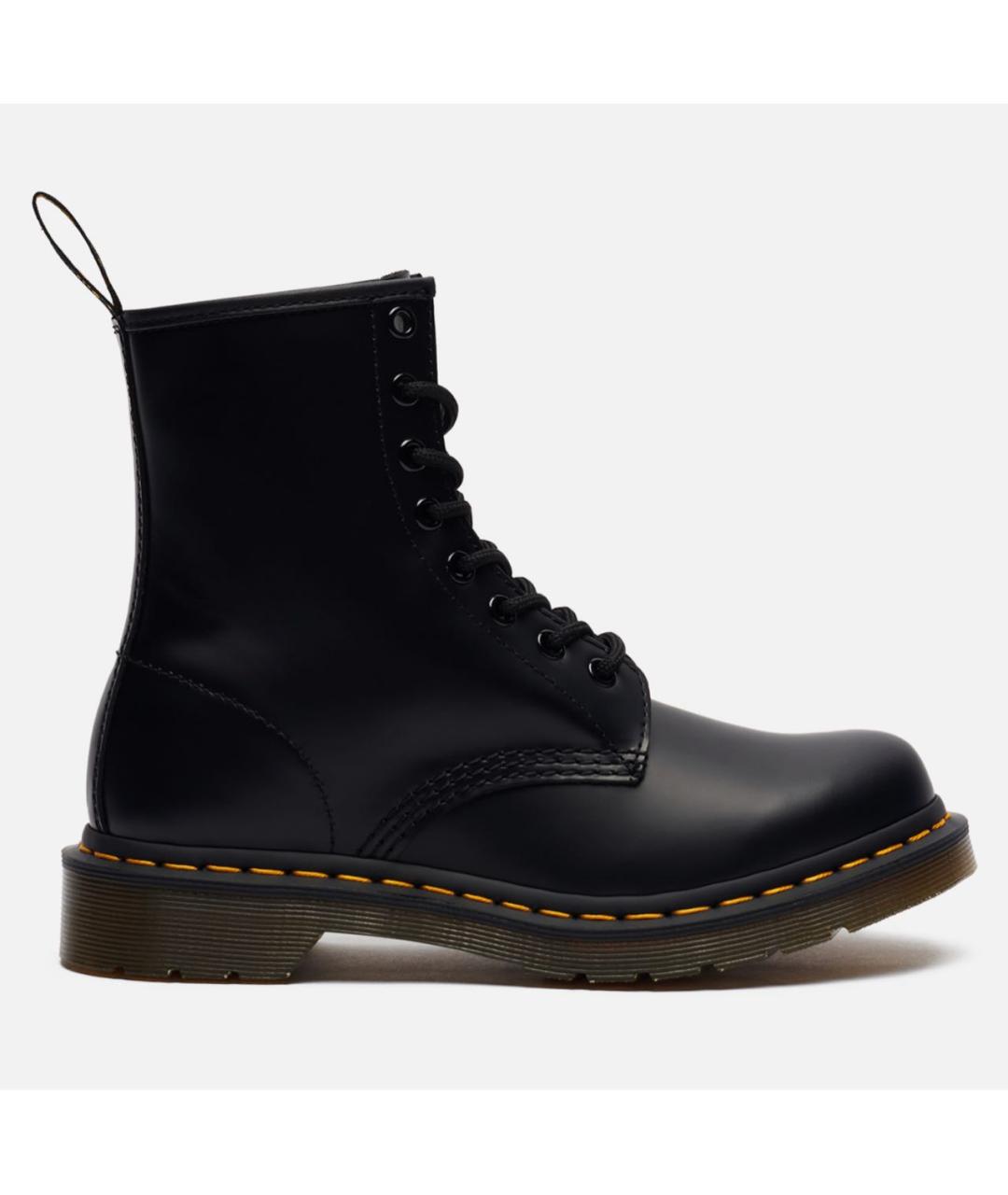 DR. MARTENS Черные кожаные высокие ботинки, фото 5