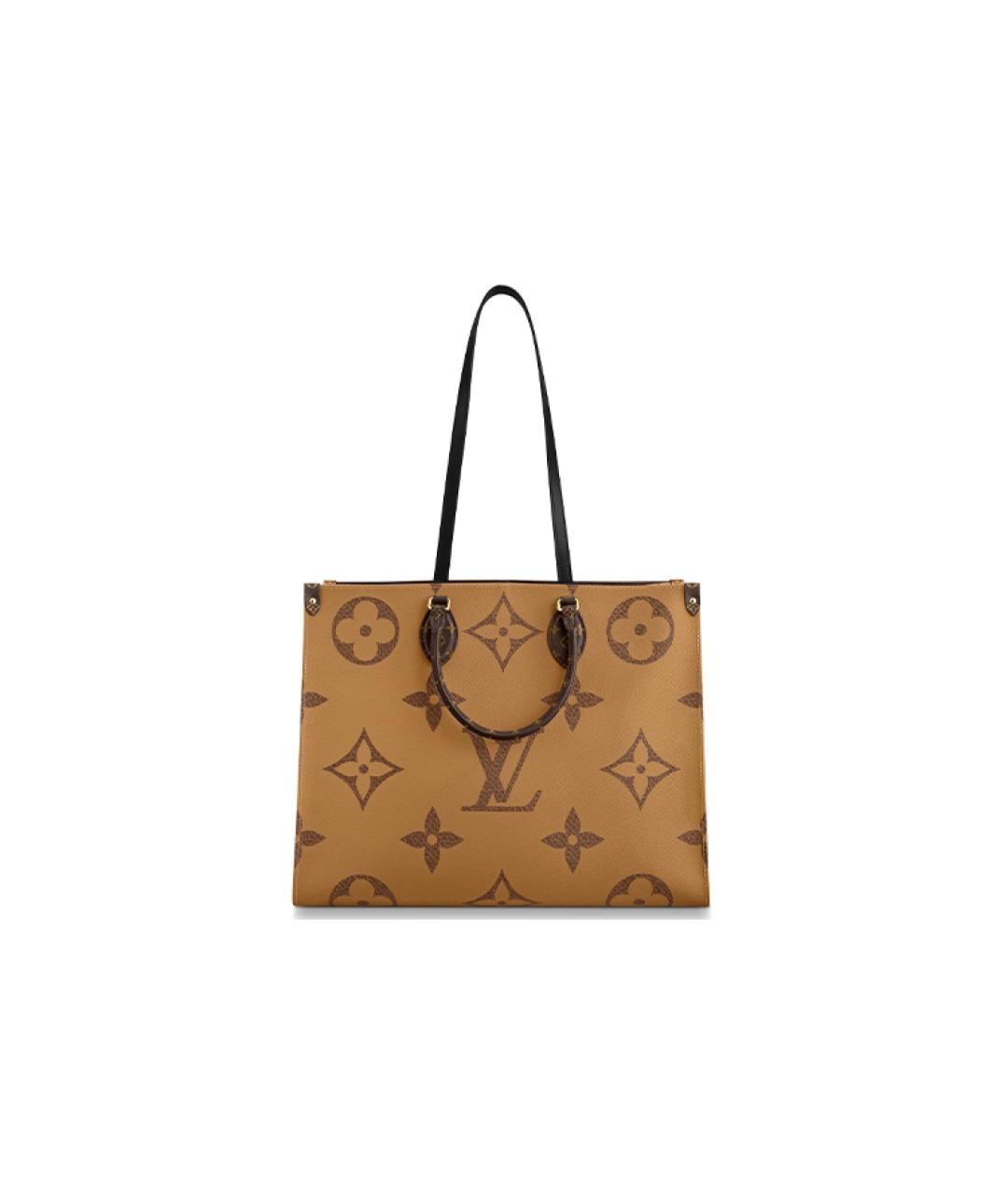 LOUIS VUITTON Коричневая сумка тоут, фото 5